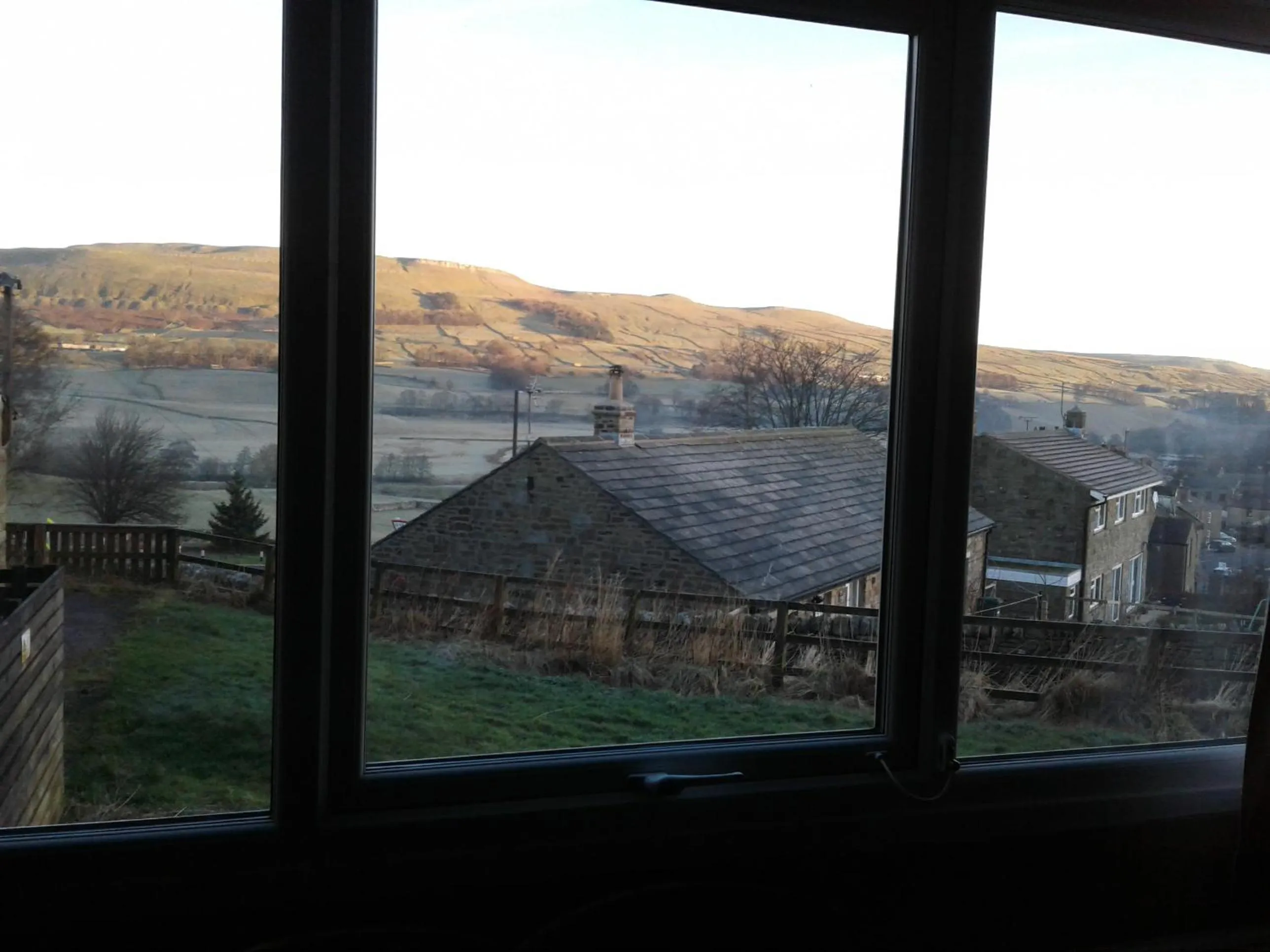 Mountain view in YHA Hawes