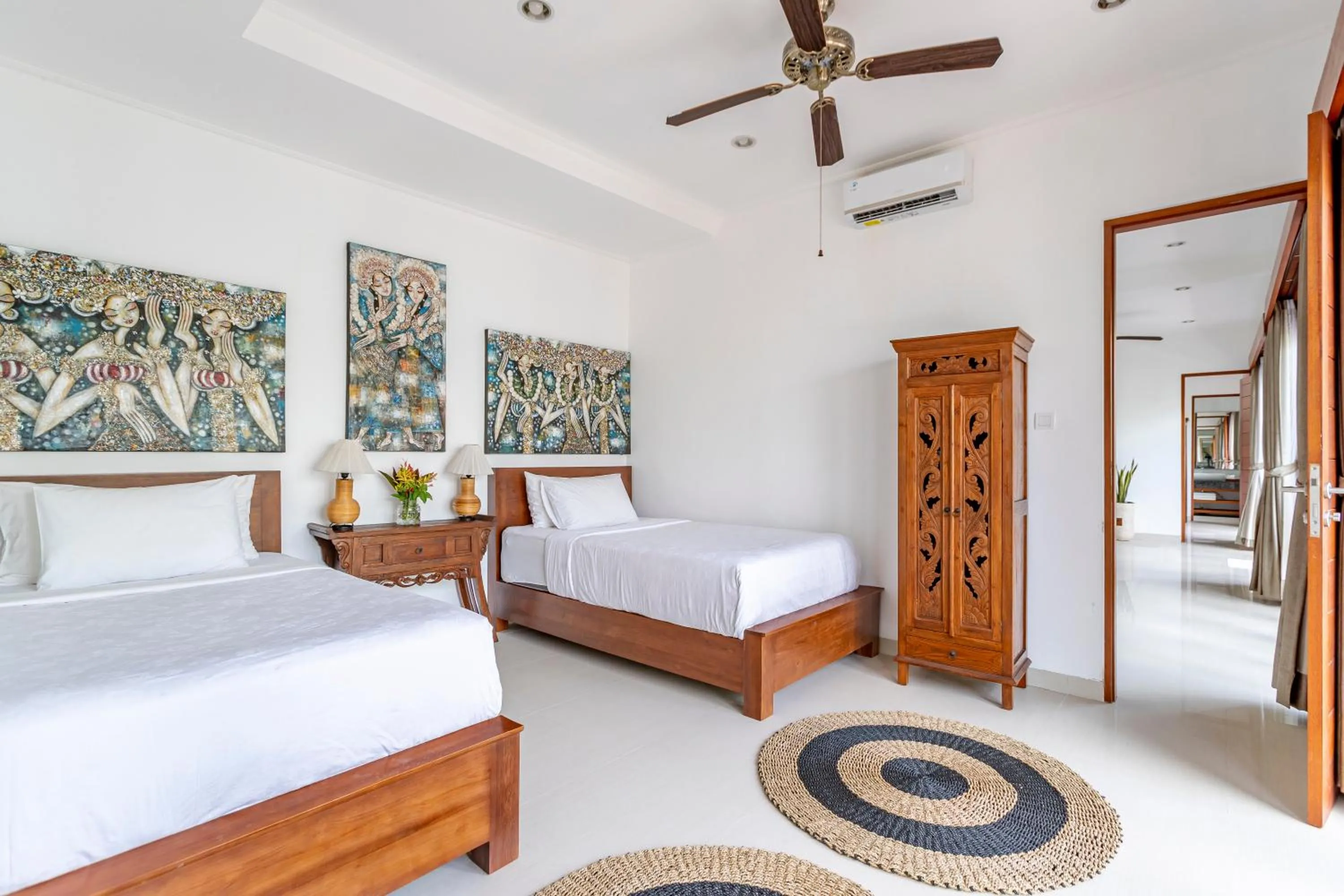 Bed in Kubu Gajah Villas