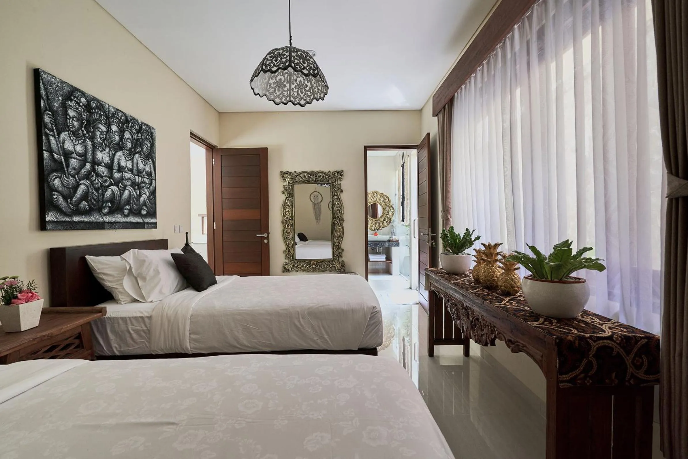 Bed in Kubu Gajah Villas