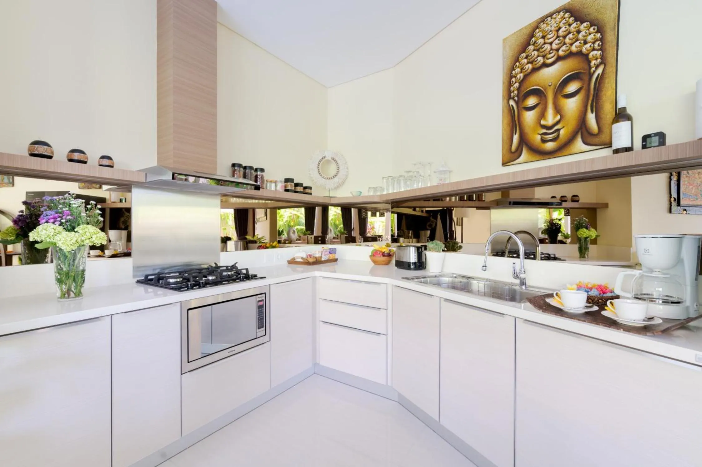 Kitchen or kitchenette in Kubu Gajah Villas
