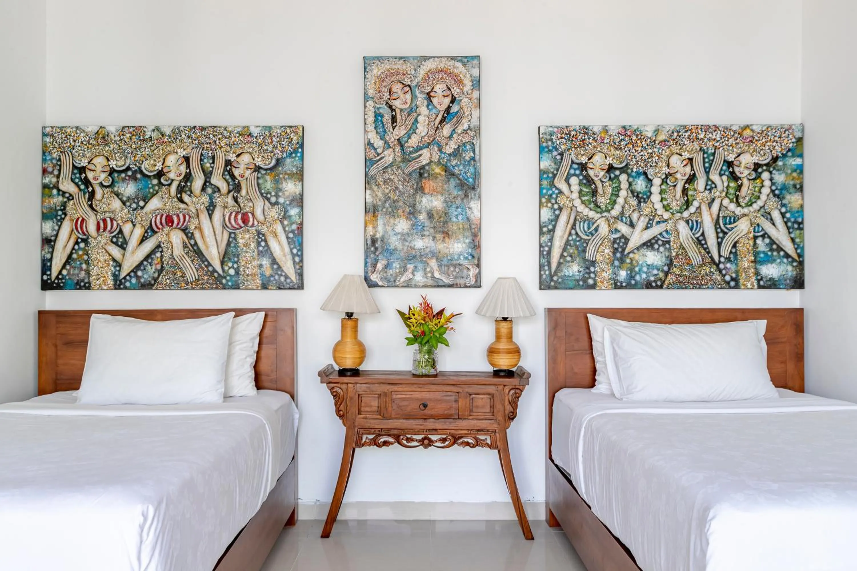 Bed in Kubu Gajah Villas