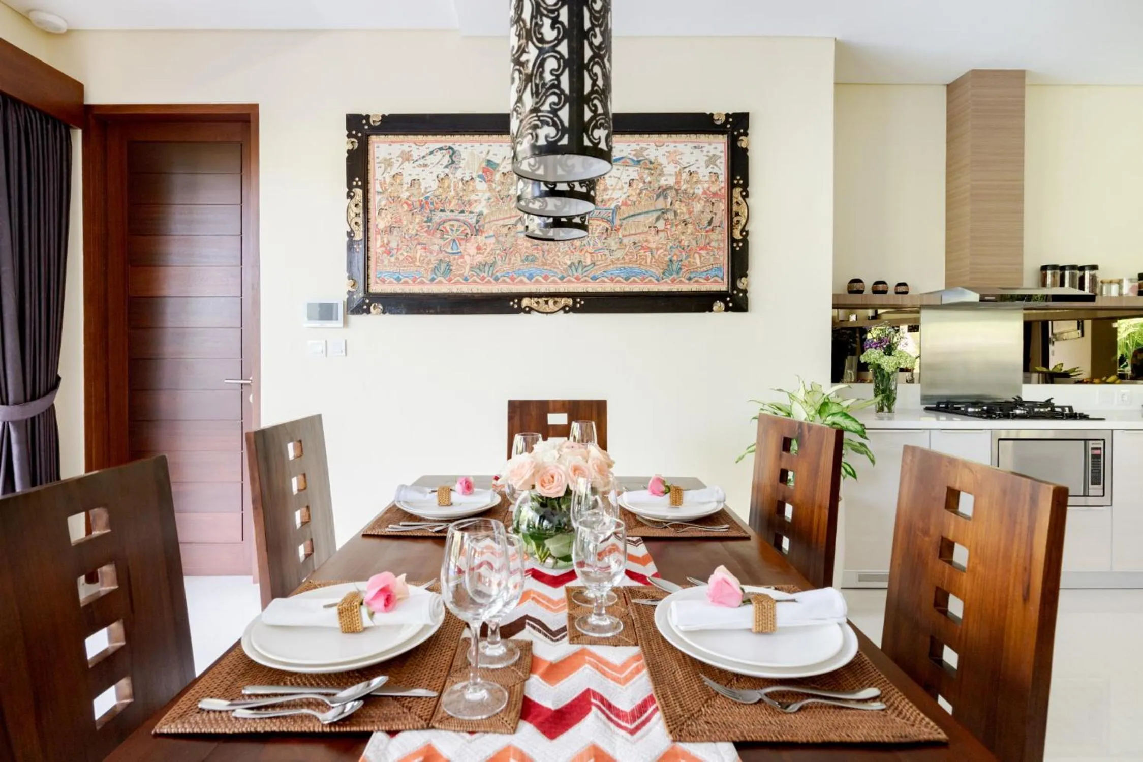 Dining area in Kubu Gajah Villas