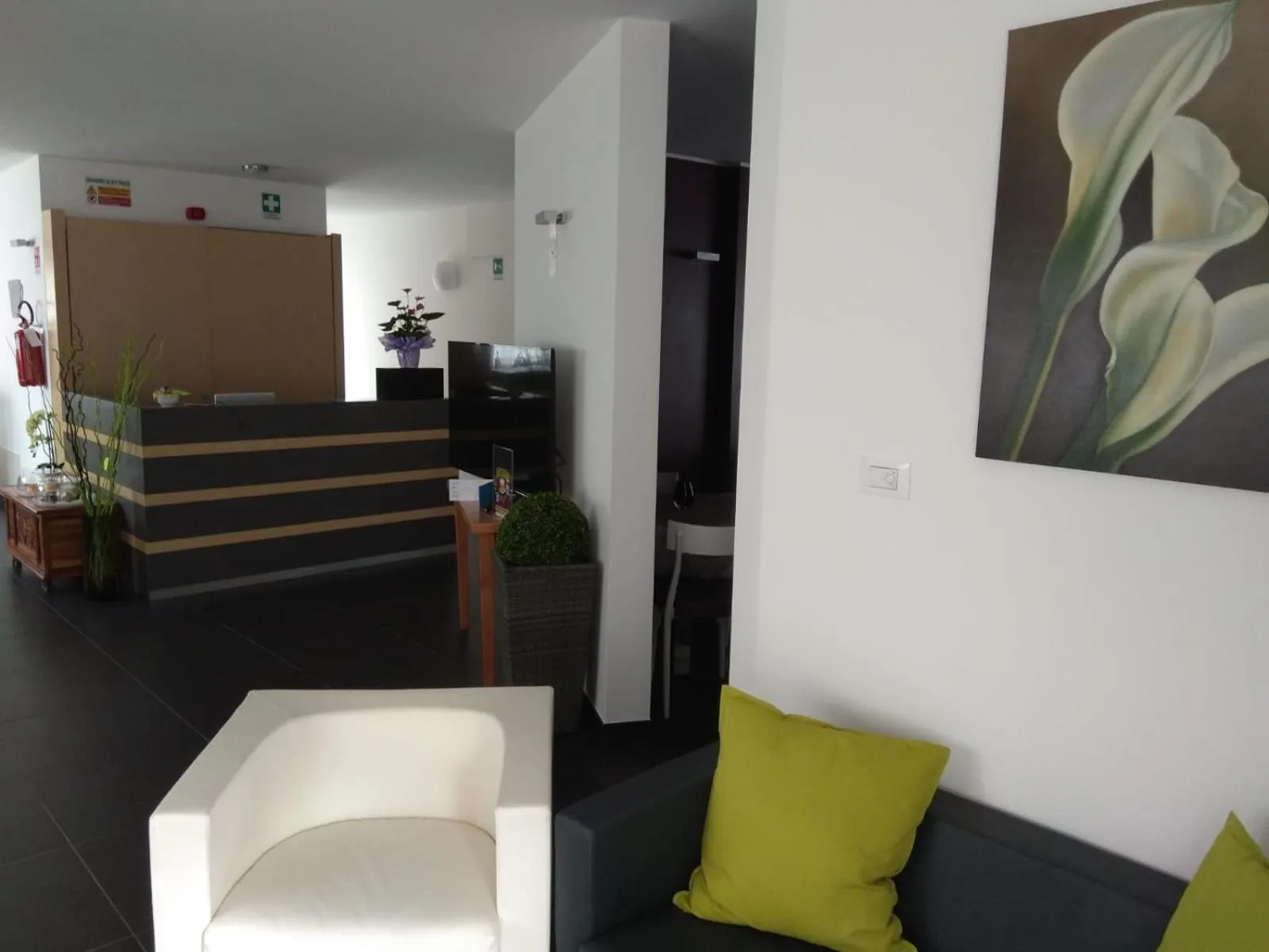 Lobby or reception in Hotel Pramaggiore