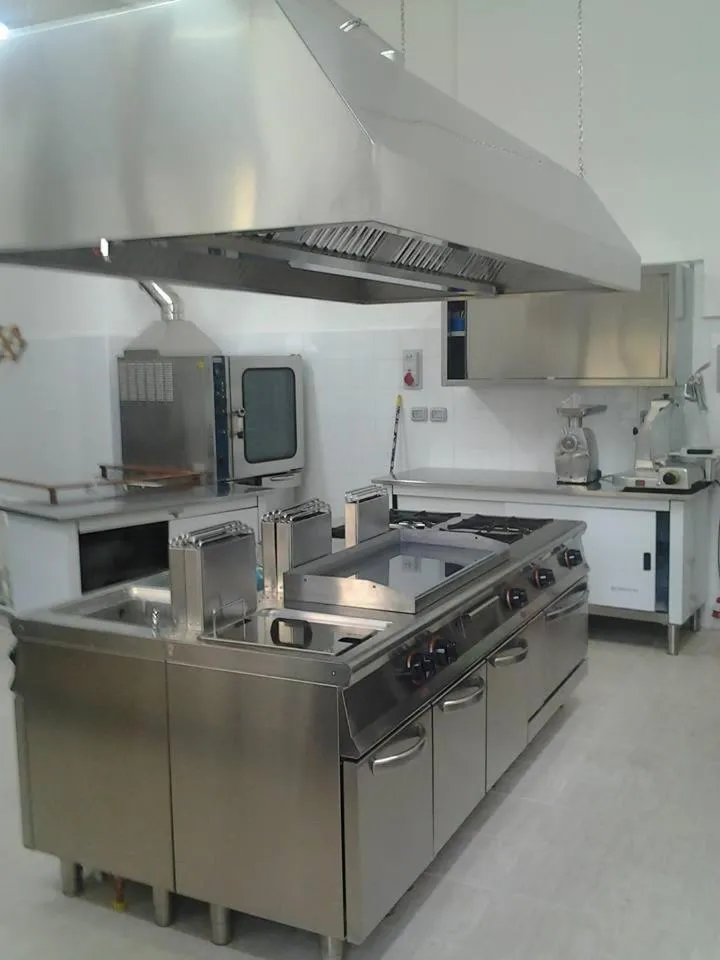 Kitchen or kitchenette in Hotel Fleming