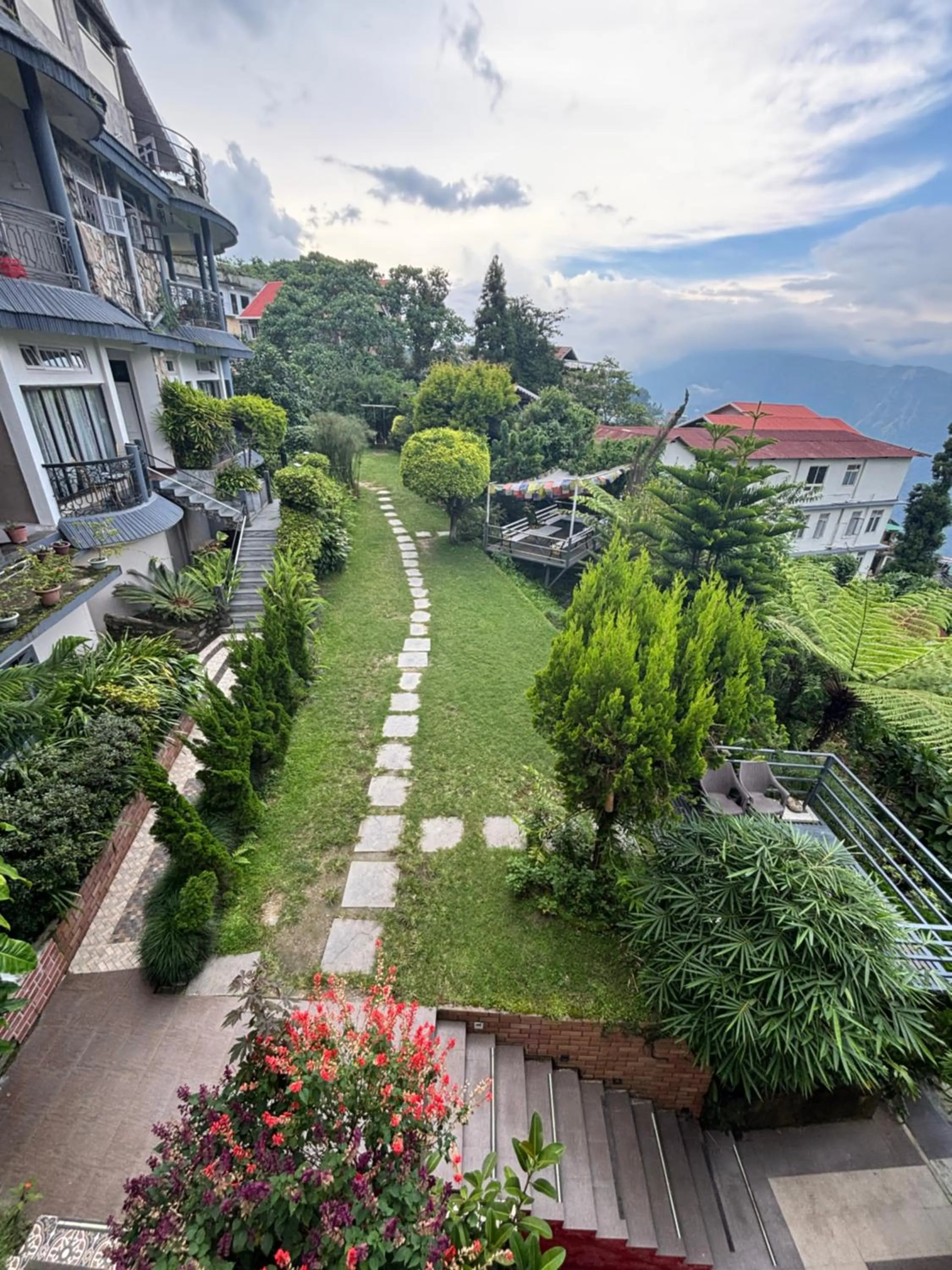 Garden in Sood's Himalayan Vista