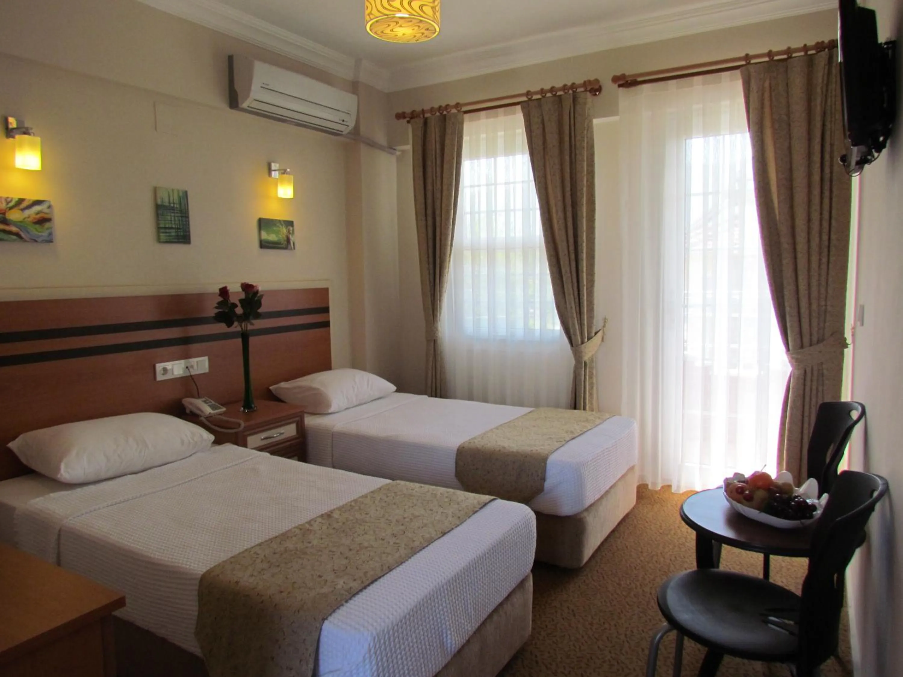 Bed in Dalyan Palmiye Resort Hotel