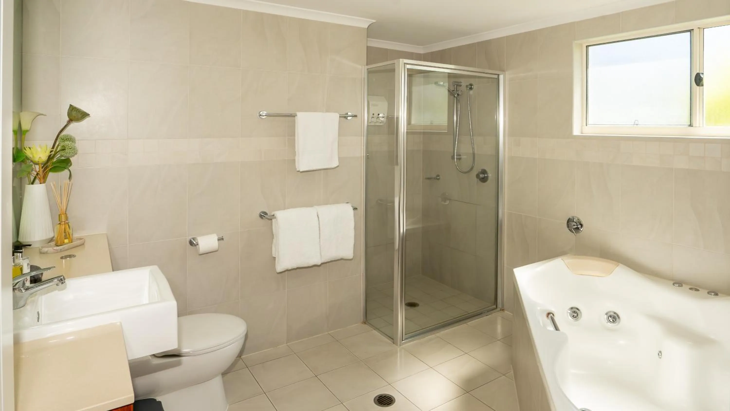 Bathroom in Waters Edge Apartment Cairns