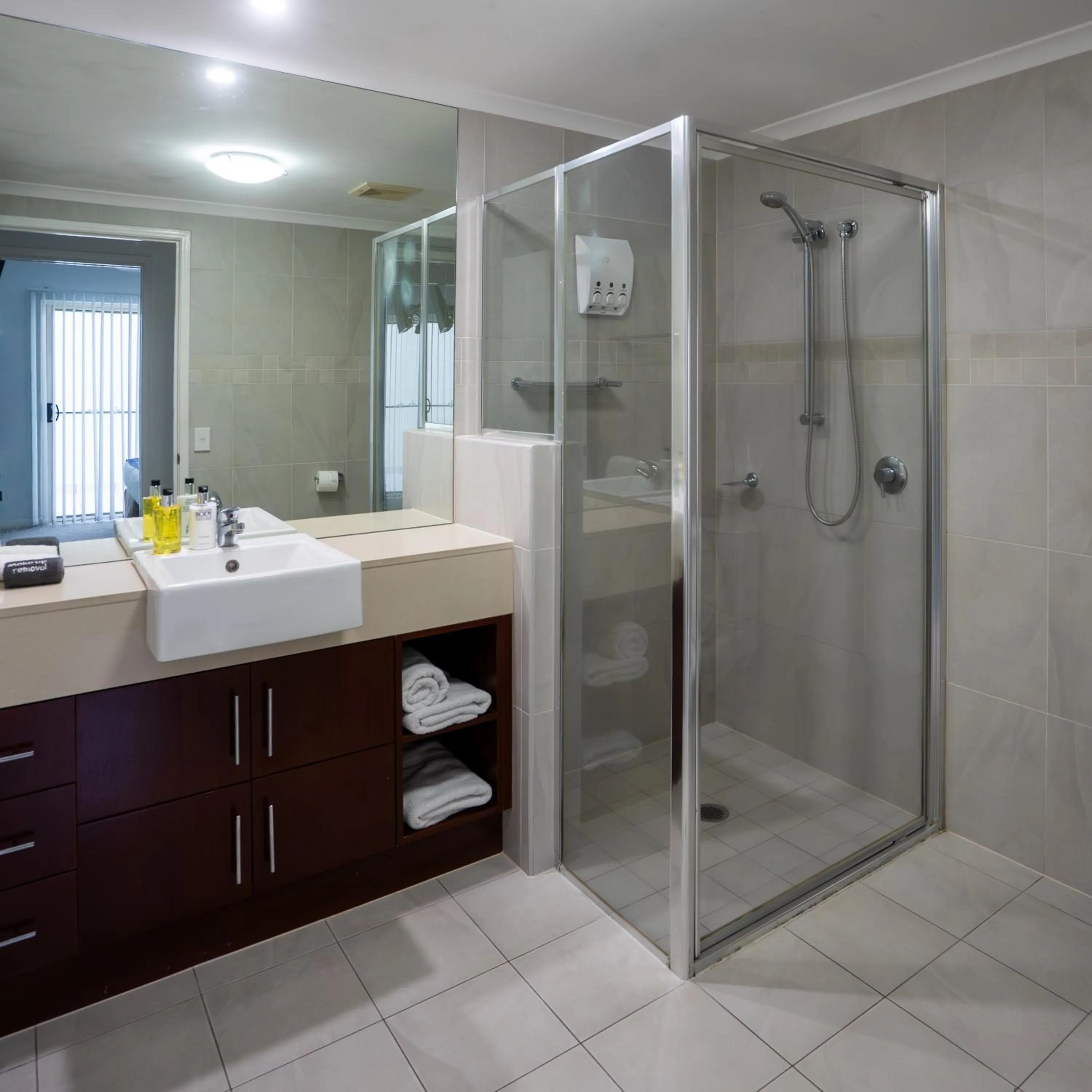 Bathroom in Waters Edge Apartment Cairns
