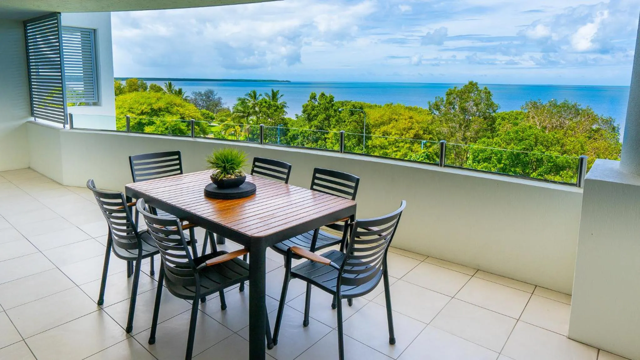 Balcony/Terrace in Waters Edge Apartment Cairns