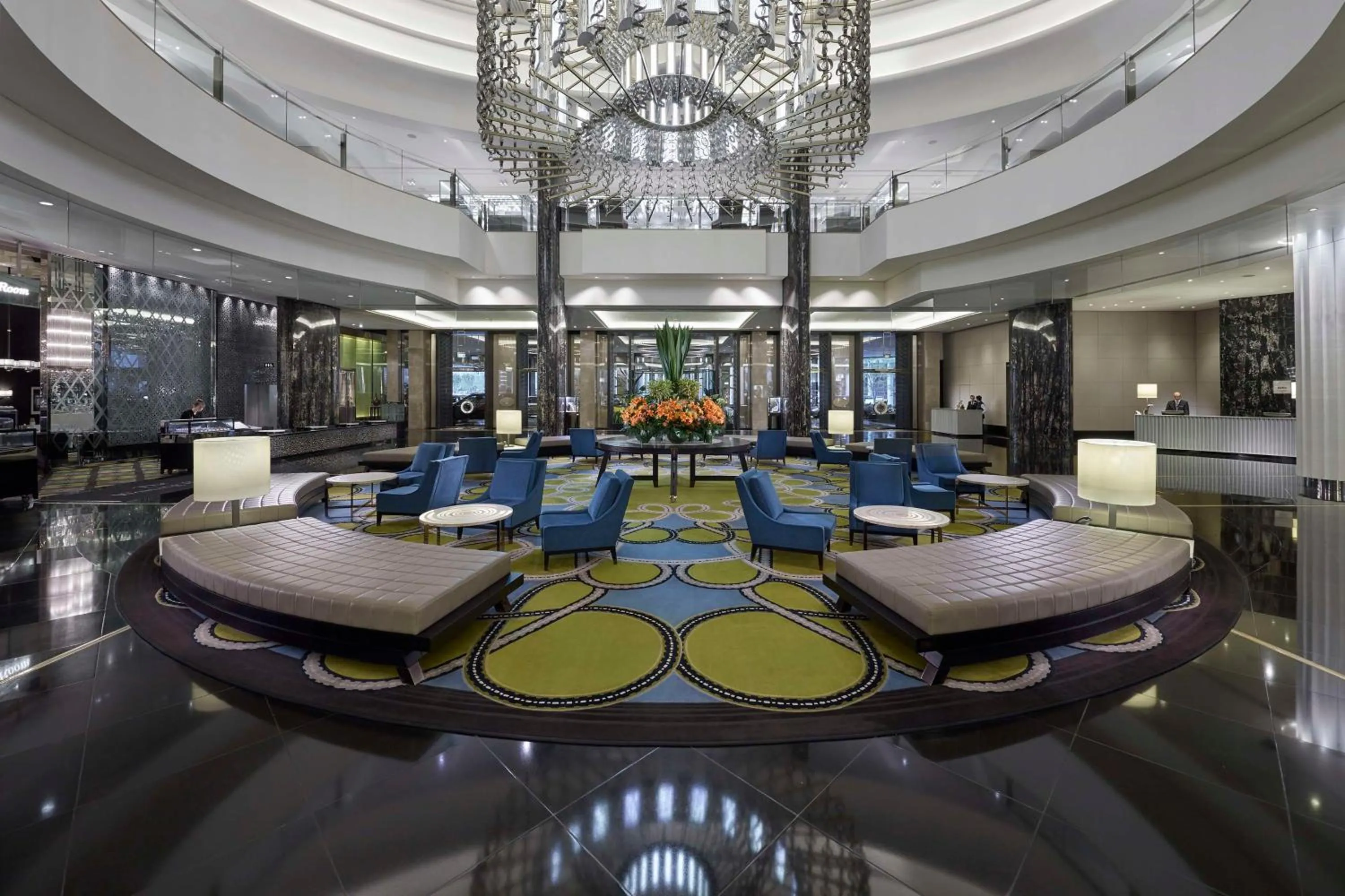 Lobby or reception in Crown Towers Melbourne