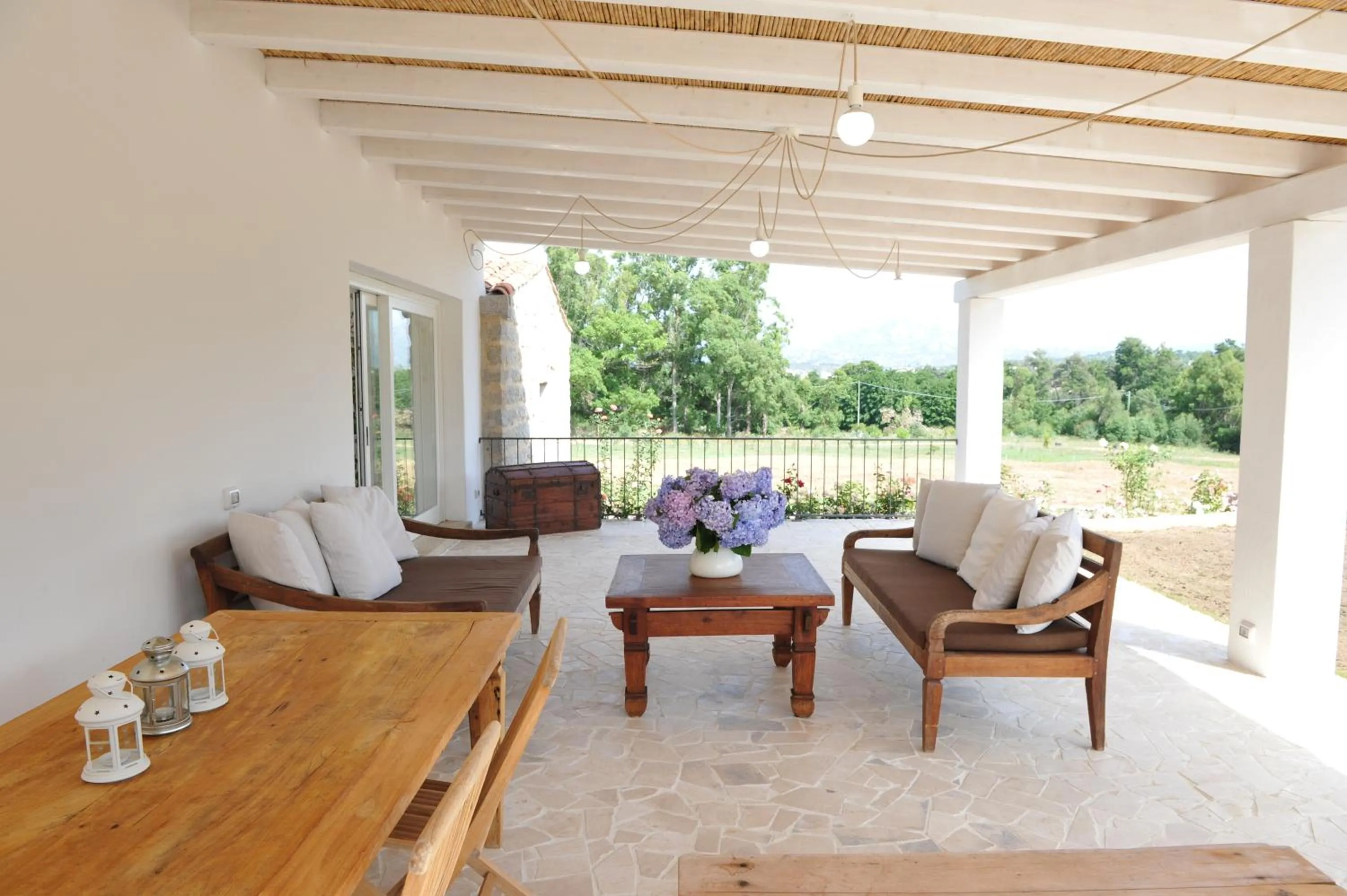 Balcony/Terrace in B&B Li Tauli