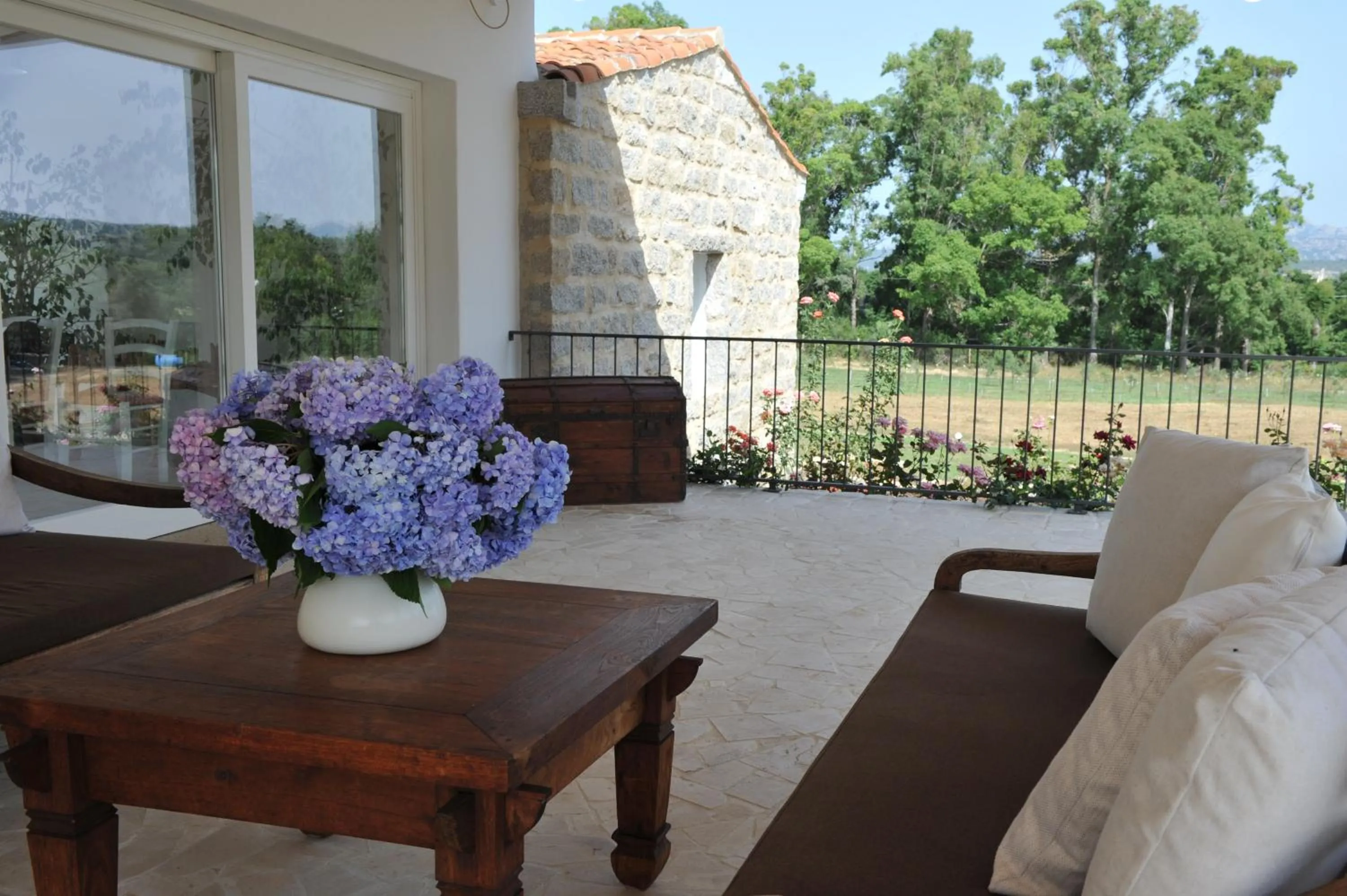 Balcony/Terrace in B&B Li Tauli
