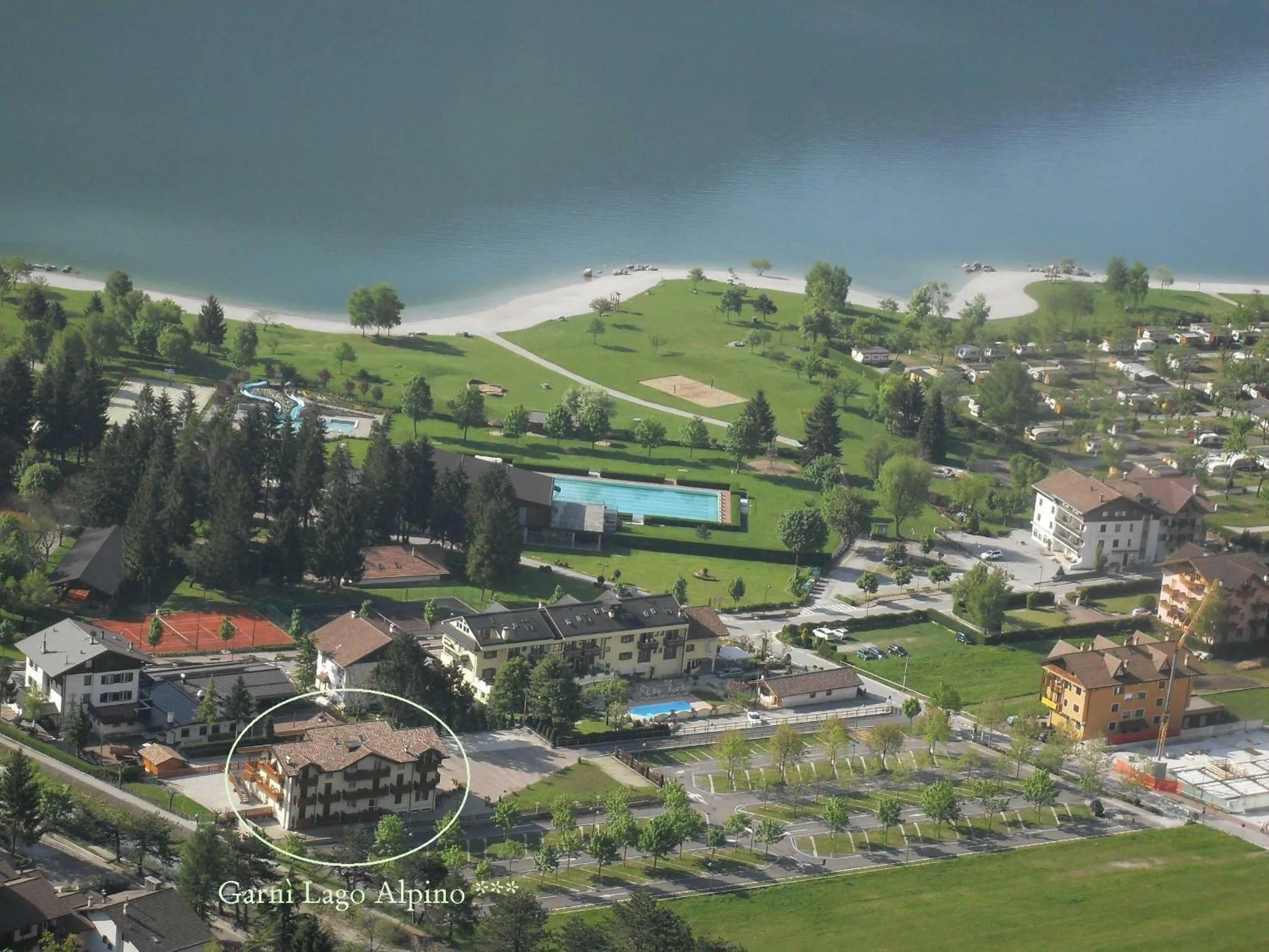Bird's eye view in Garnì Lago Alpino