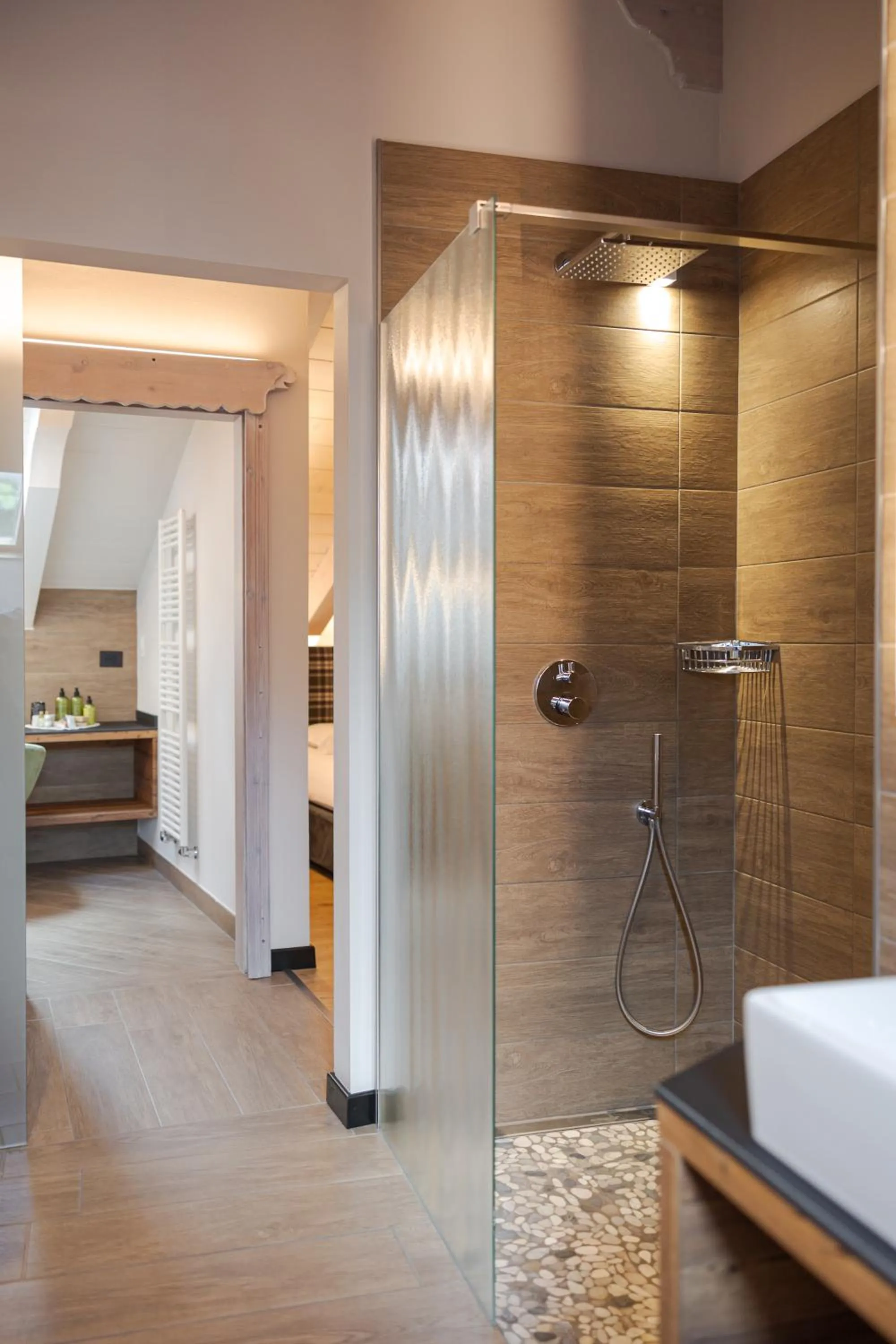 Shower in Bio Boutique Hotel Laurino