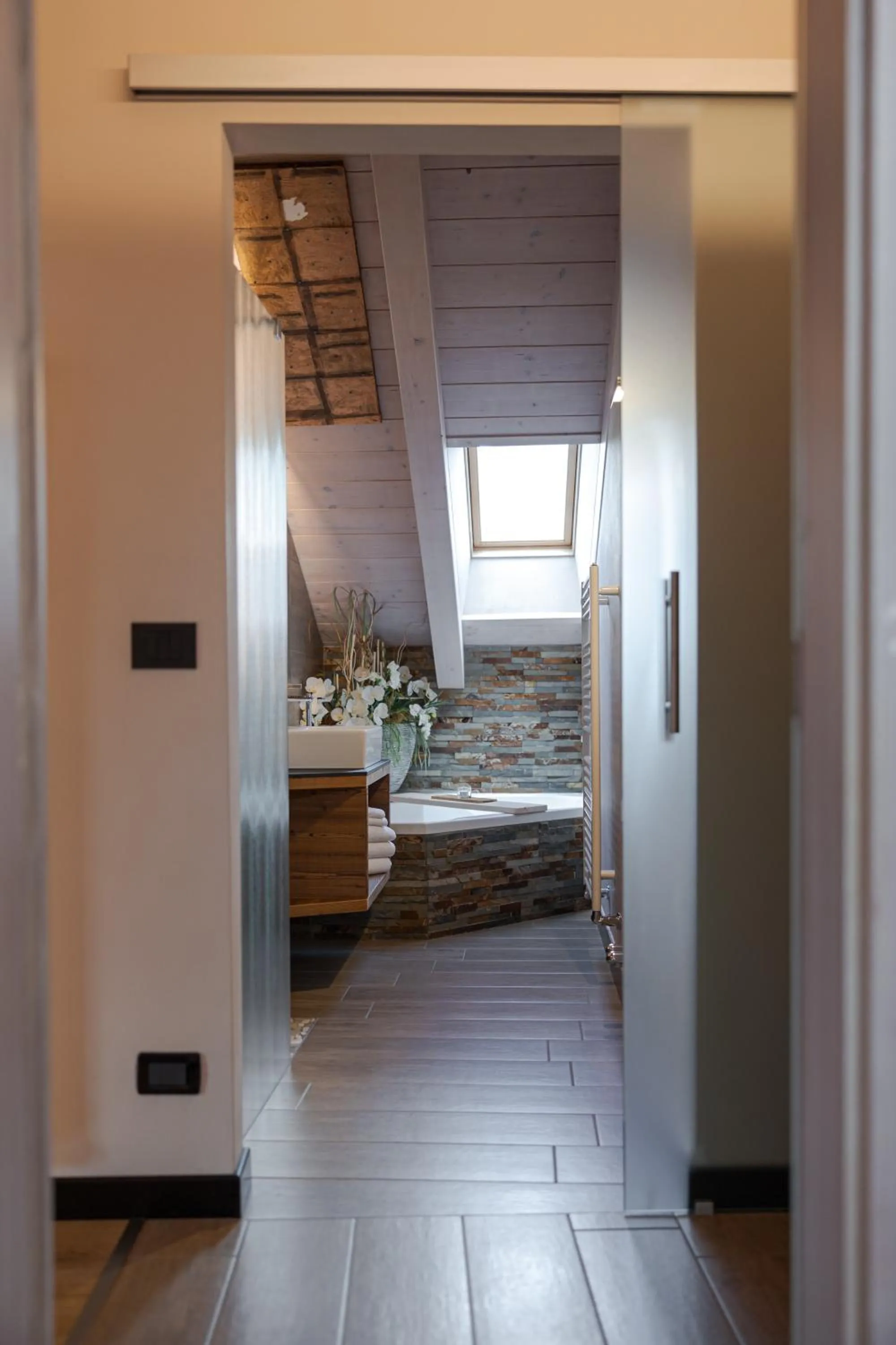 Bathroom, Bed in Bio Boutique Hotel Laurino