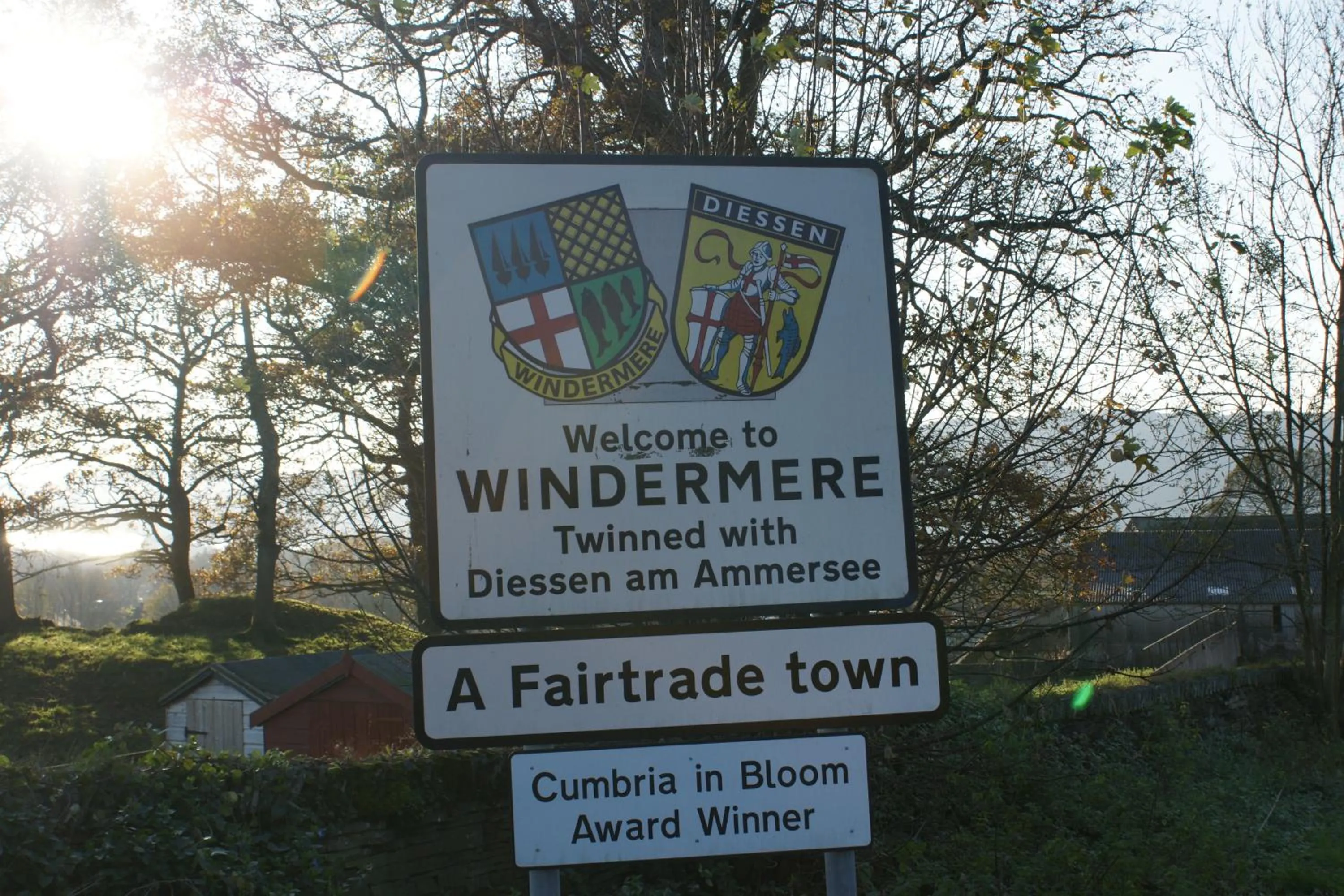 Nearby landmark in Glencree