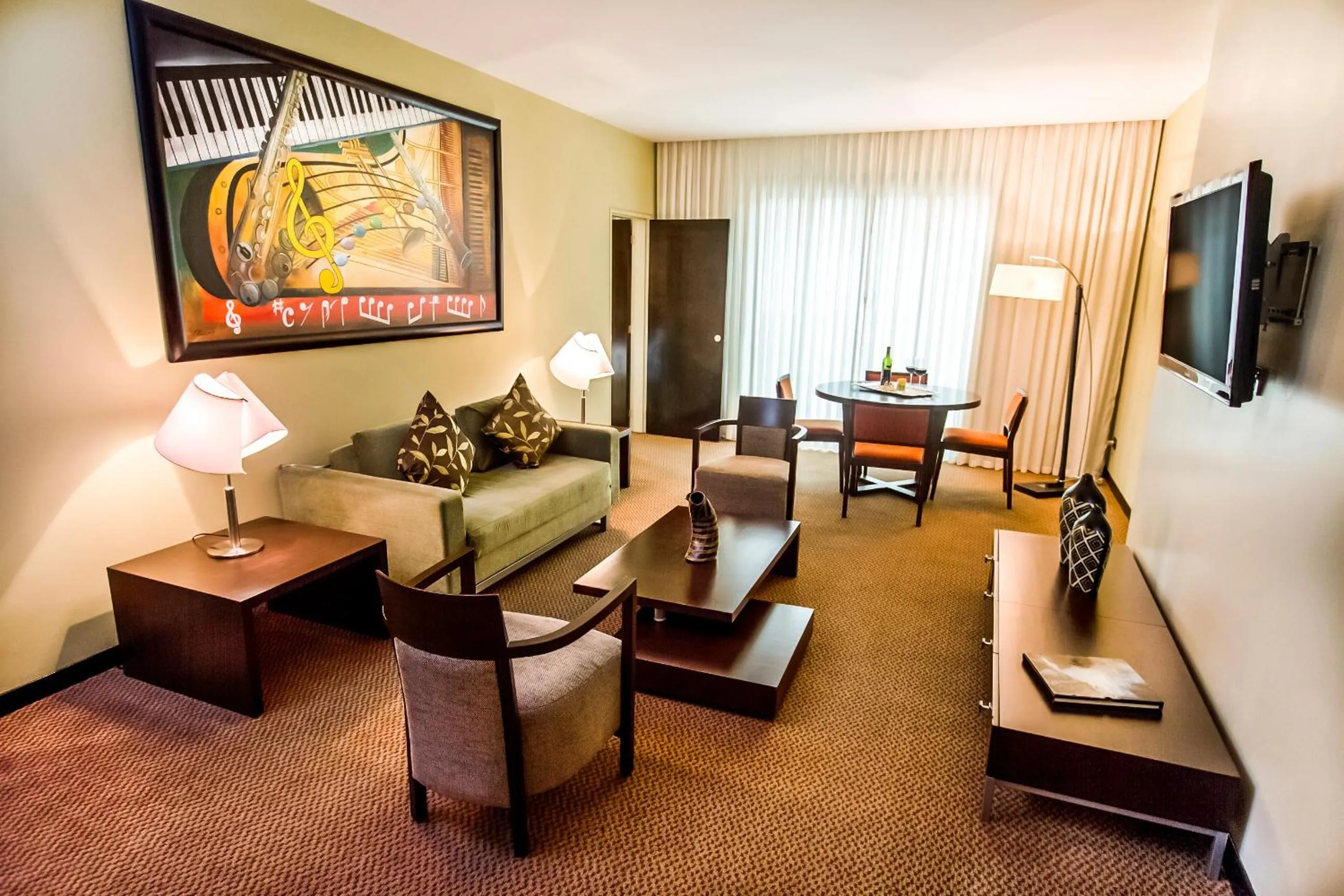 Living room in Lidotel Valencia