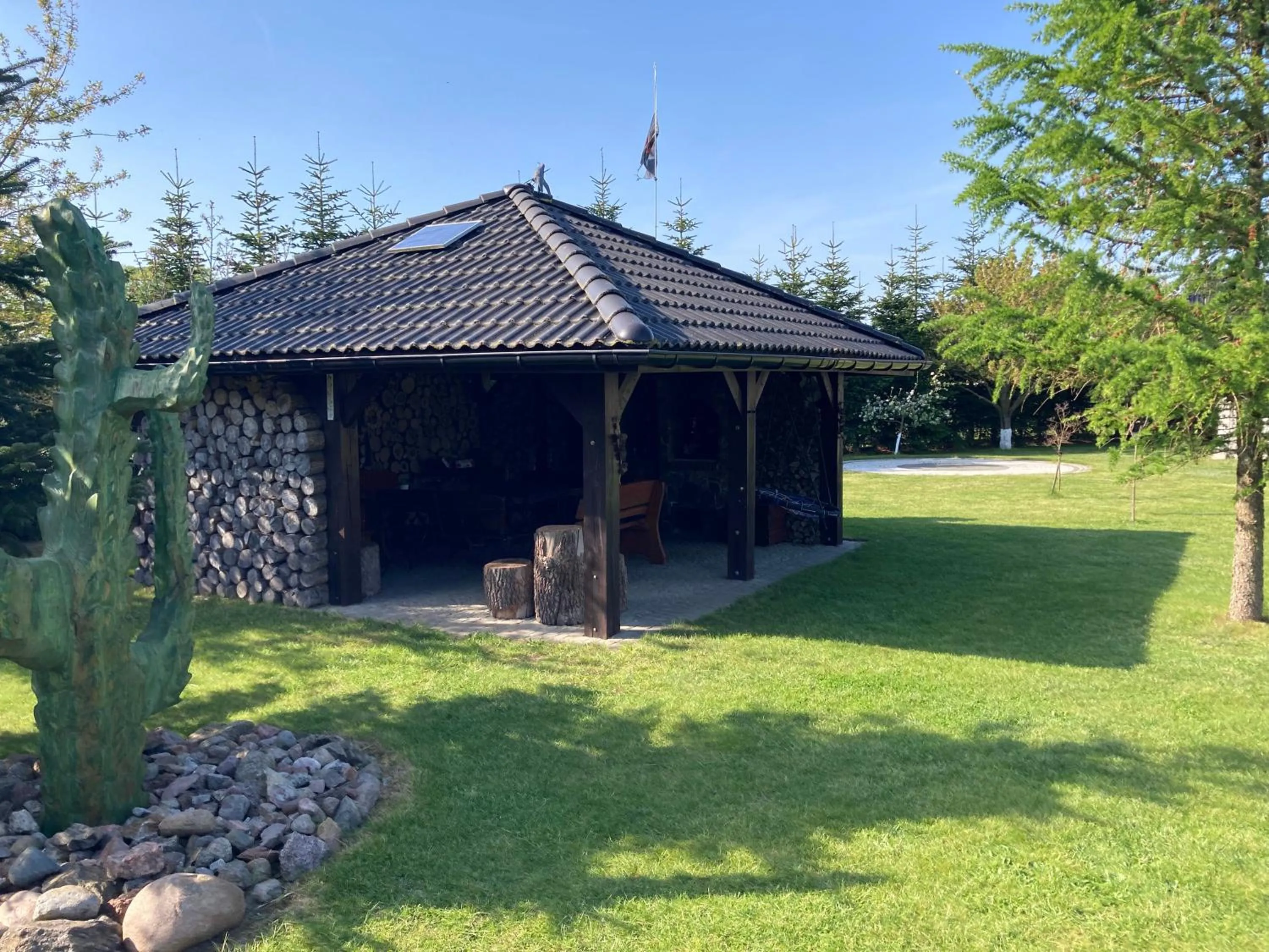 BBQ facilities in Domki Kaktus