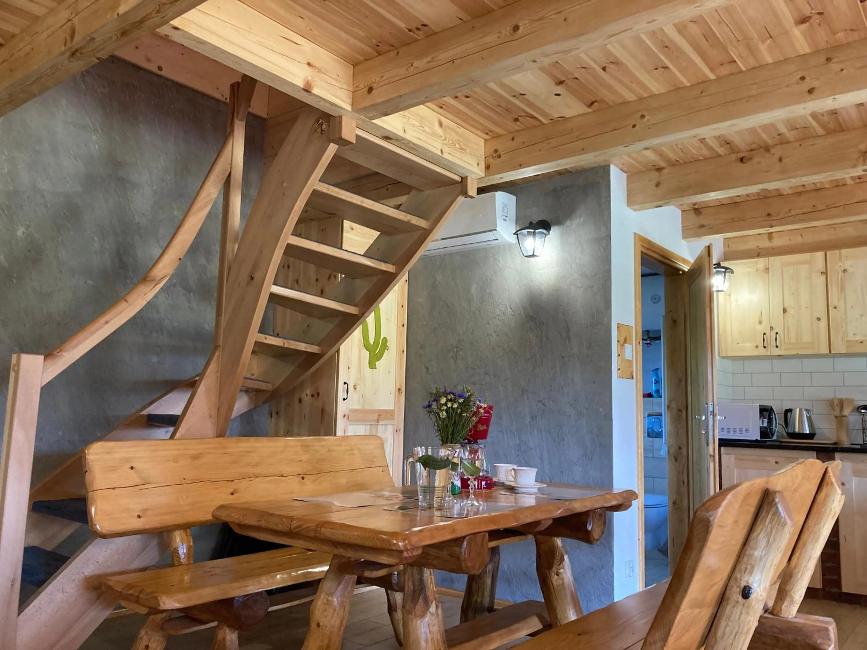 Kitchen or kitchenette in Domki Kaktus