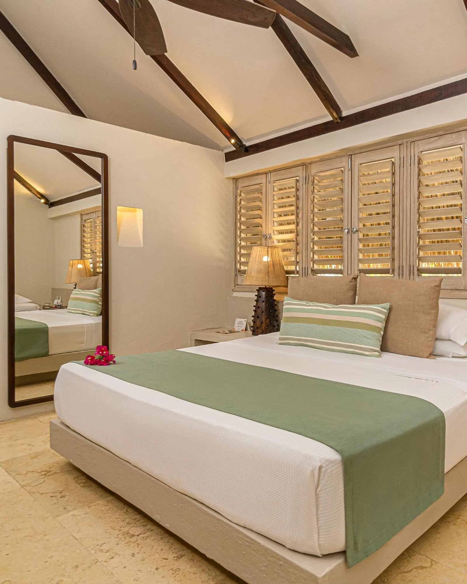 Bed in Hotel San Pedro de Majagua