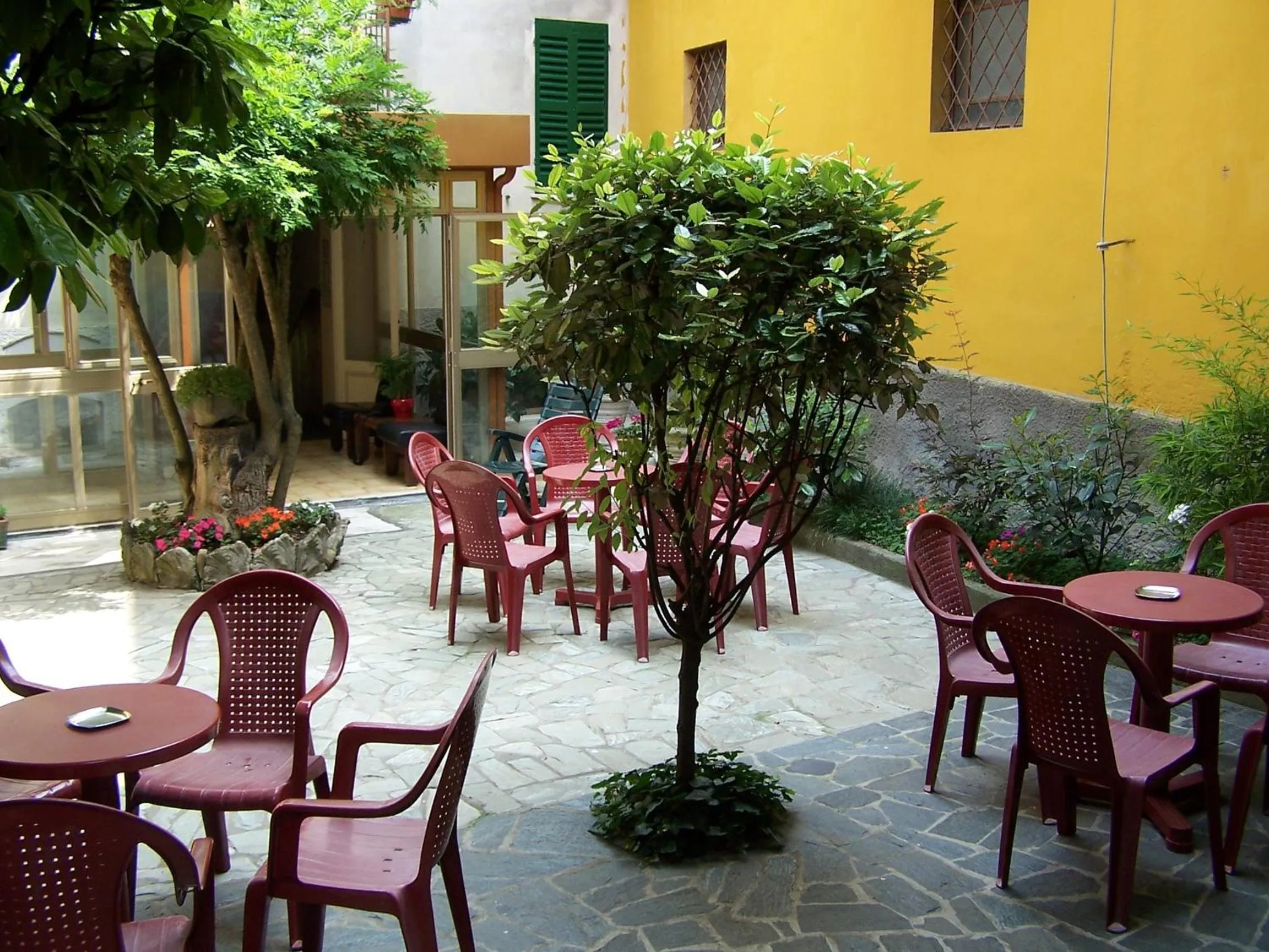 Patio in Albergo Corona