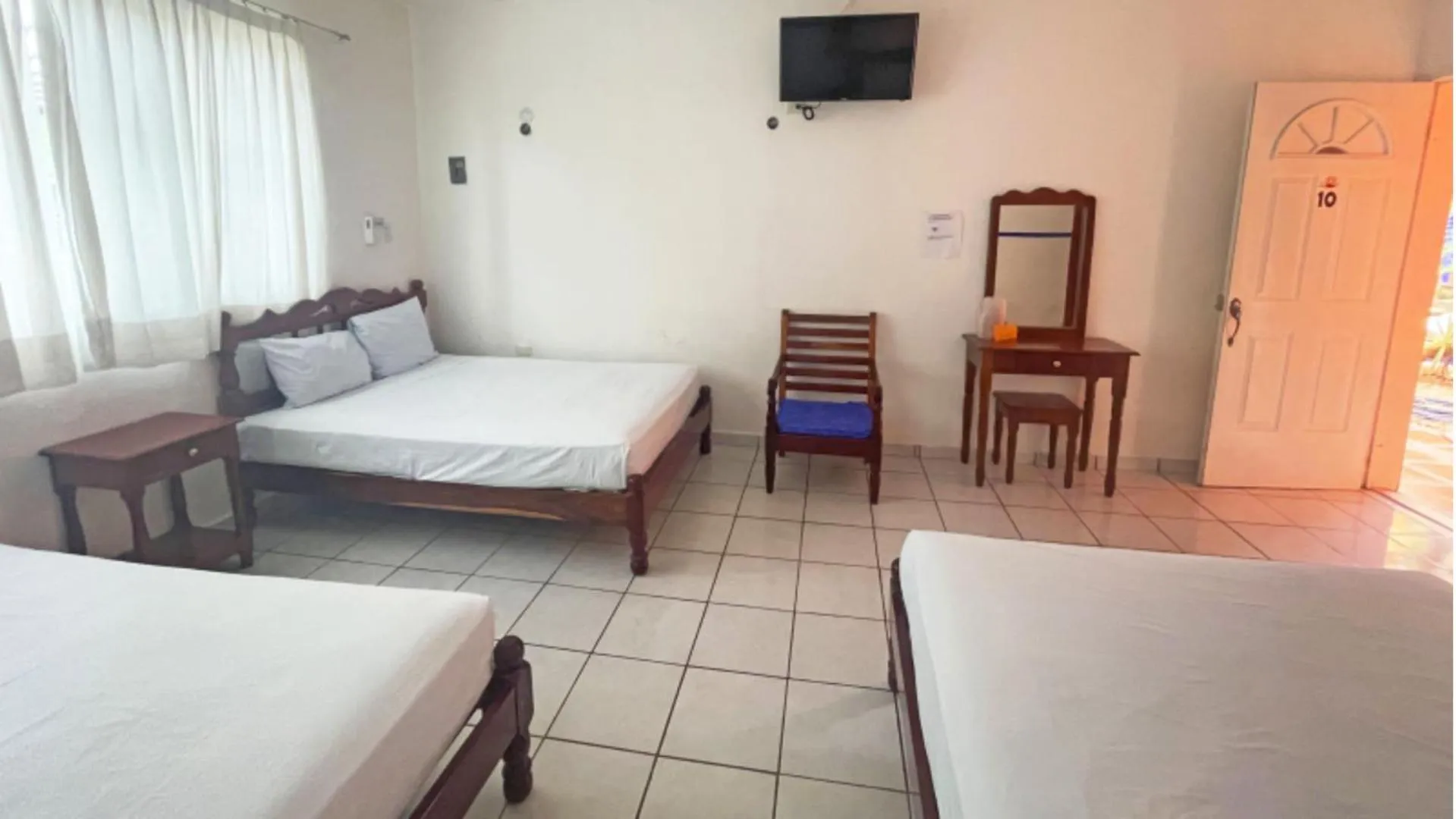 Bedroom, Bed in Hotel Hacienda Bacalar