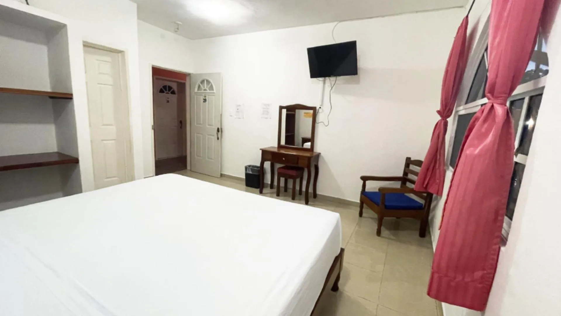 Bed in Hotel Hacienda Bacalar