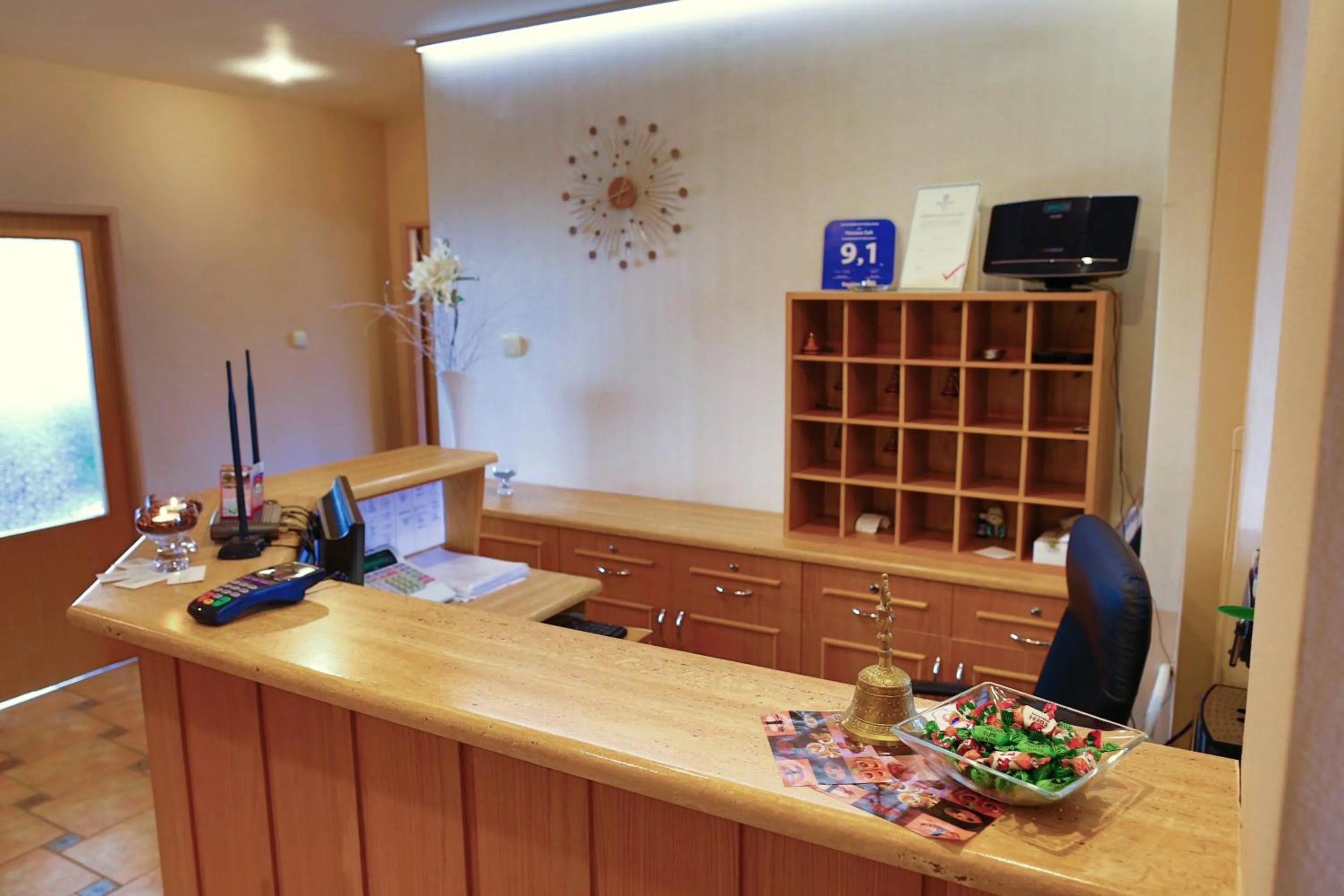 Lobby or reception in Penzion Tofi