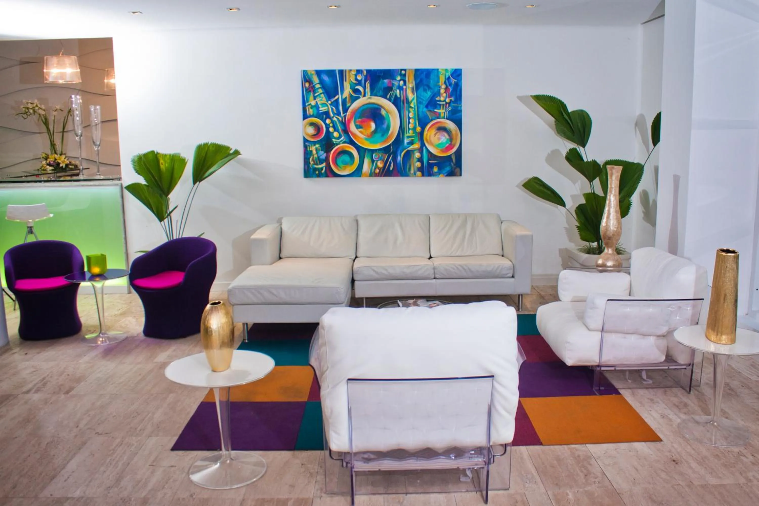 Living room in Agua Dorada Beach Hotel By Lidotel