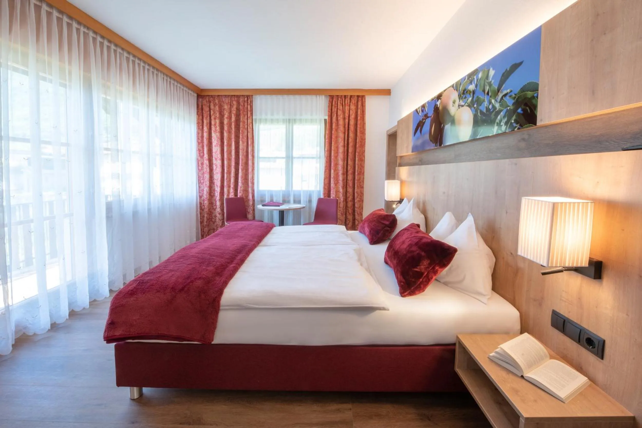 Bed in Pension Sandhofer