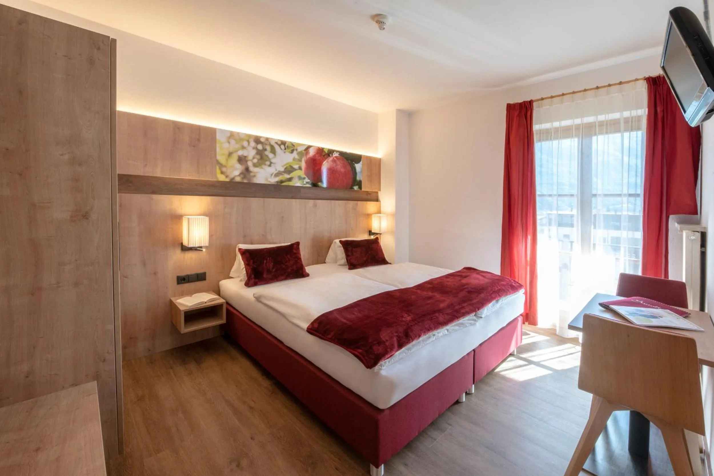 Bed in Pension Sandhofer