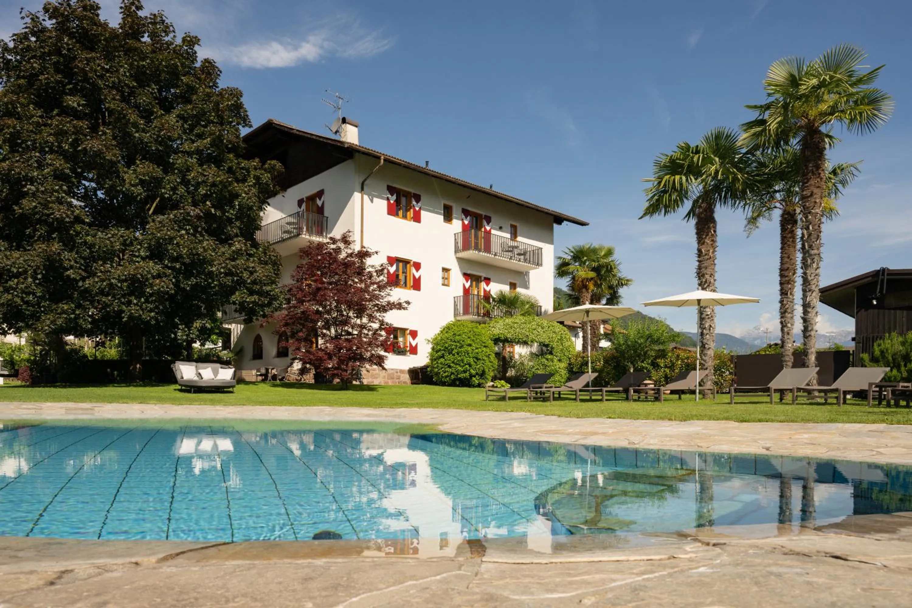 Swimming pool in Pension Sandhofer