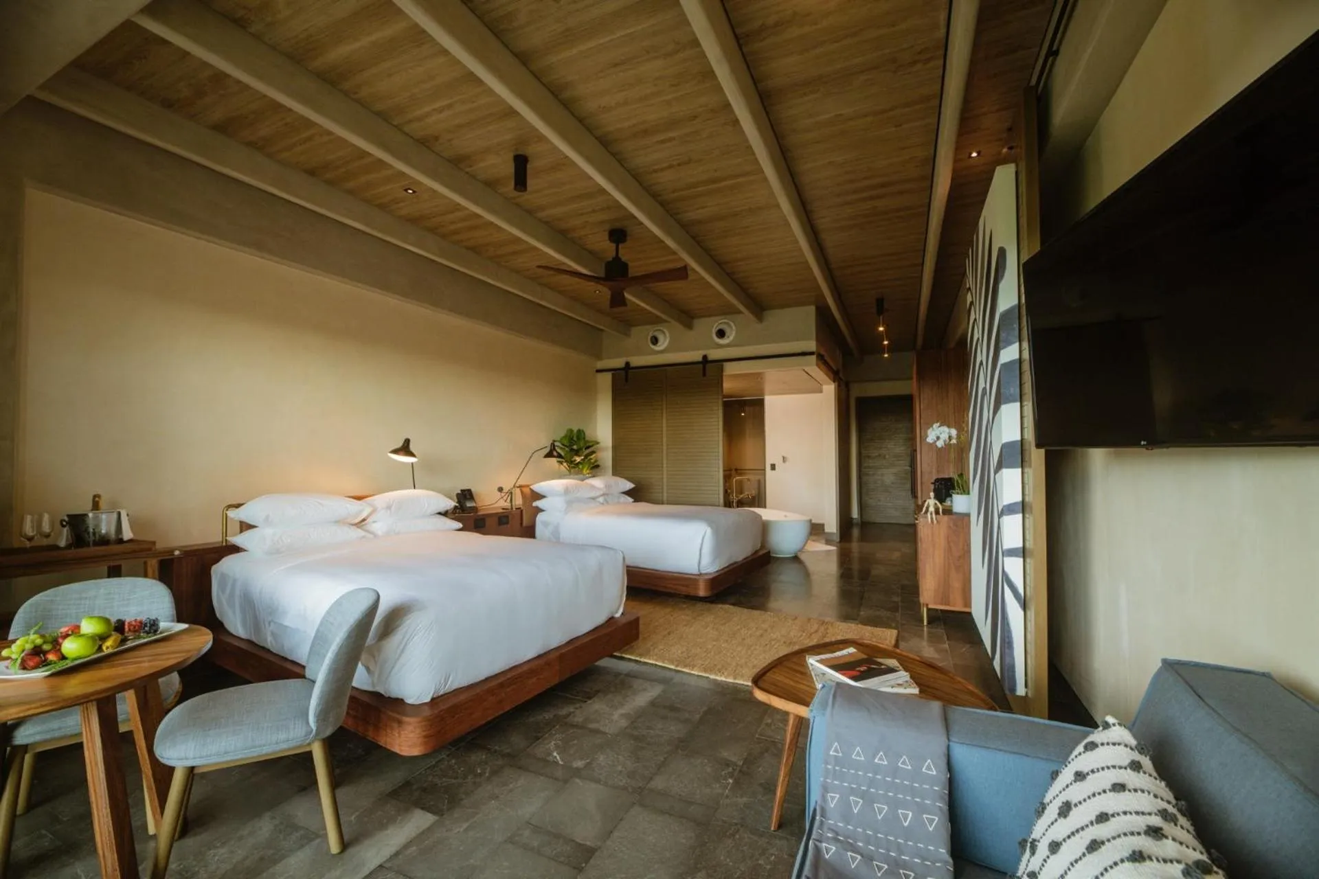 Bed in Atelier Playa Mujeres- Adults Only - All Inclusive Resort