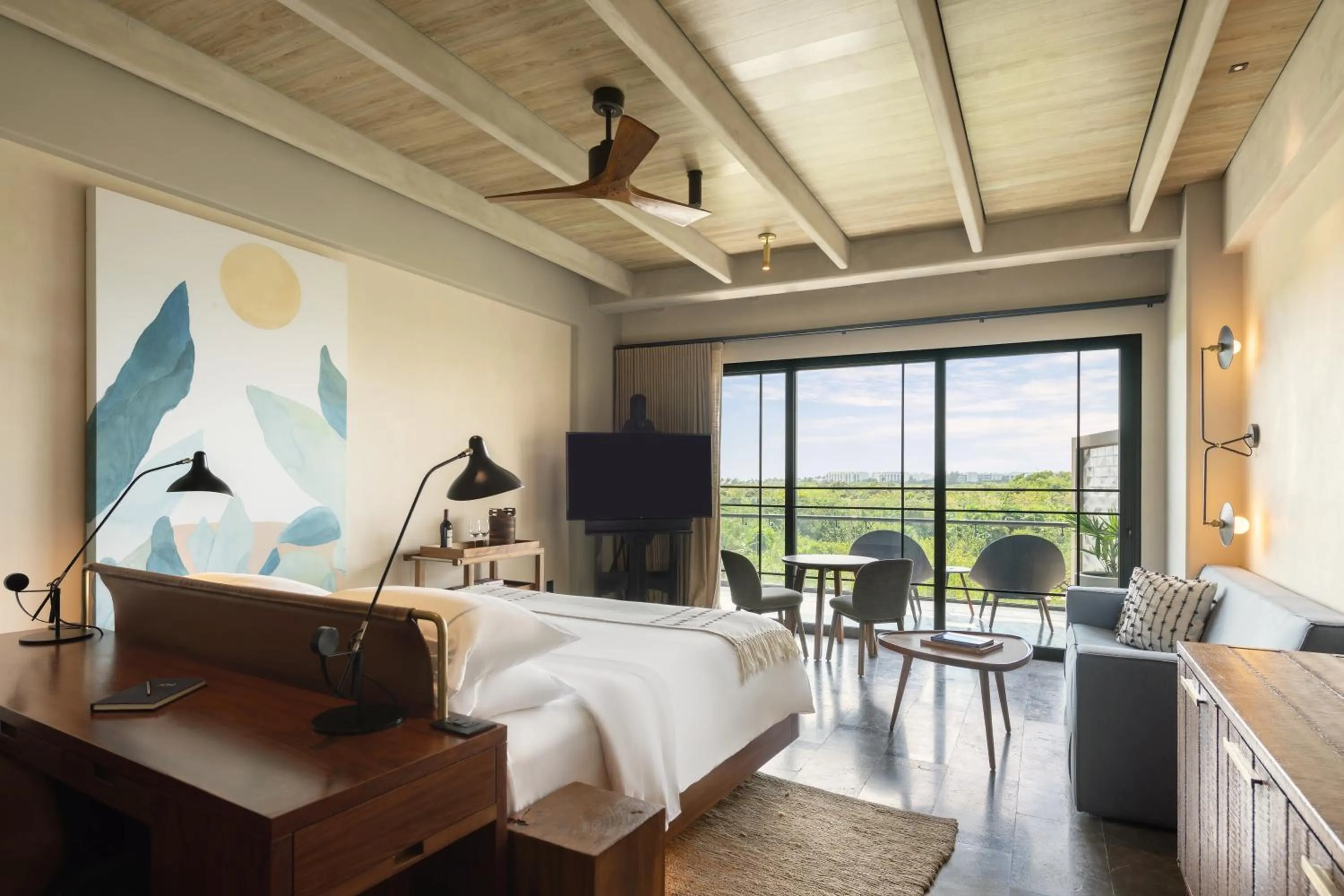 Bed in Atelier Playa Mujeres- Adults Only - All Inclusive Resort