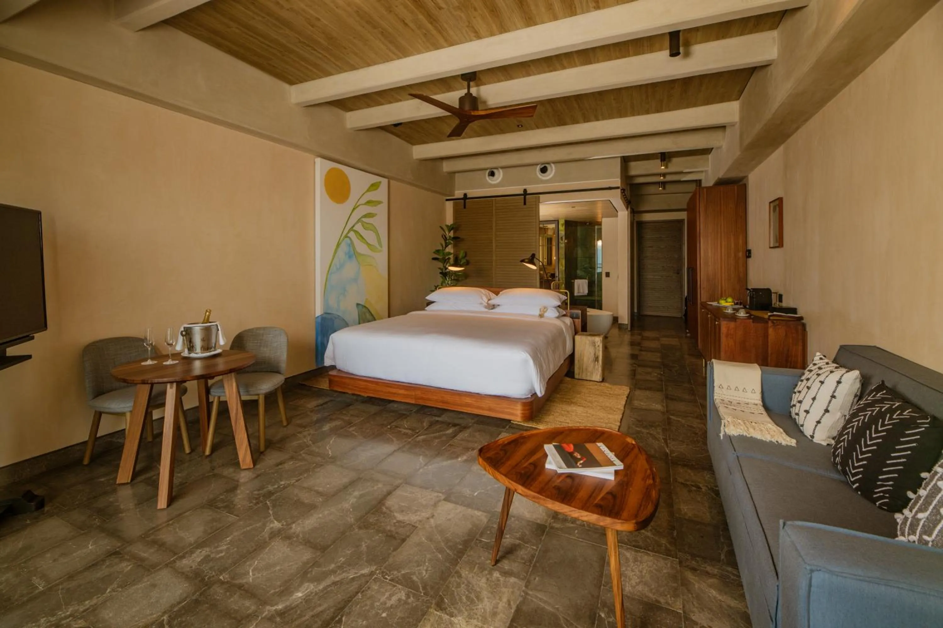 Bed in Atelier Playa Mujeres- Adults Only - All Inclusive Resort