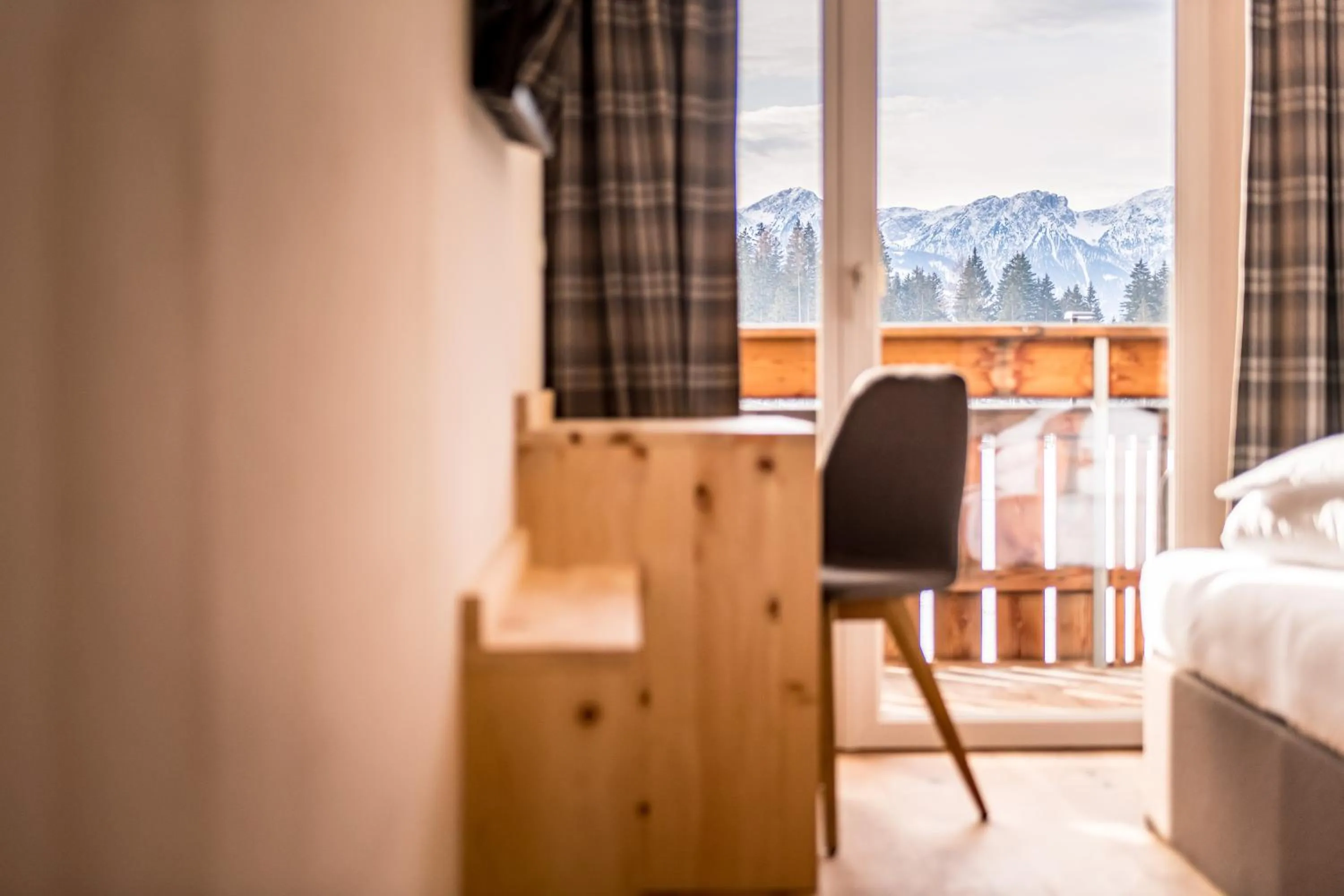 Photo of the whole room, Bed in Hotel Antholzerhof