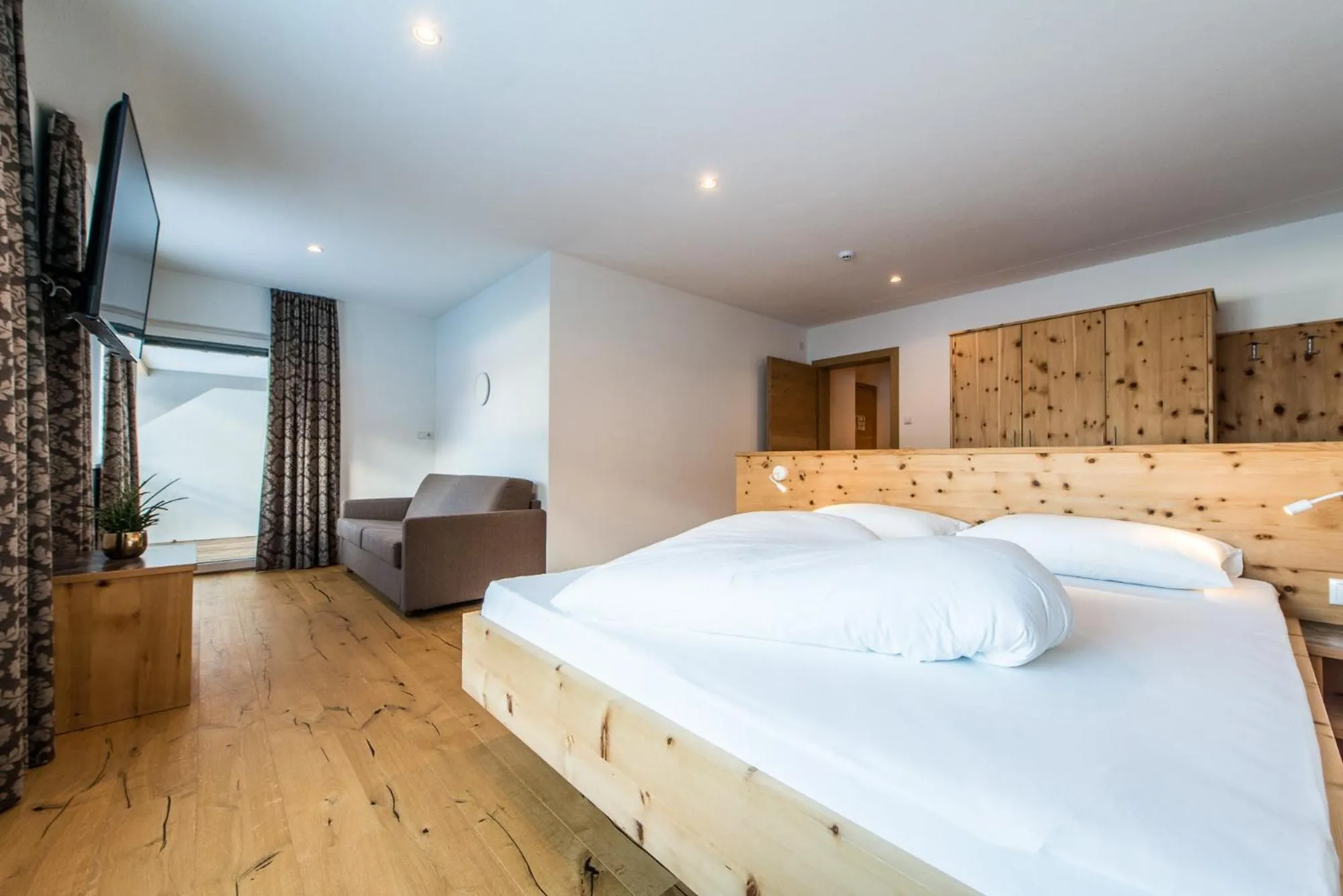 Photo of the whole room, Bed in Hotel Antholzerhof