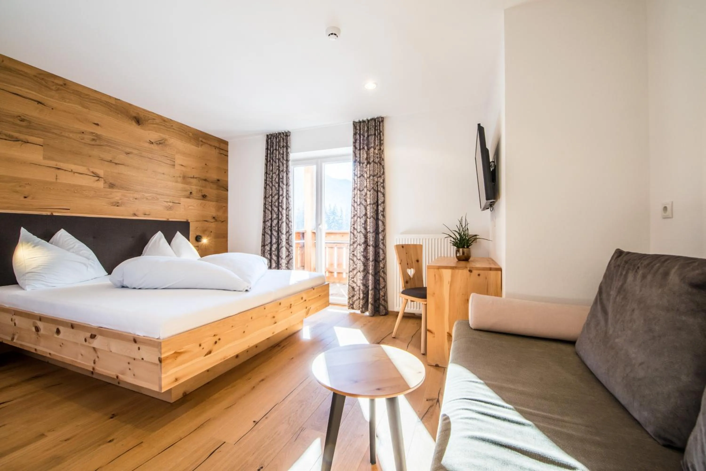 Bed in Hotel Antholzerhof