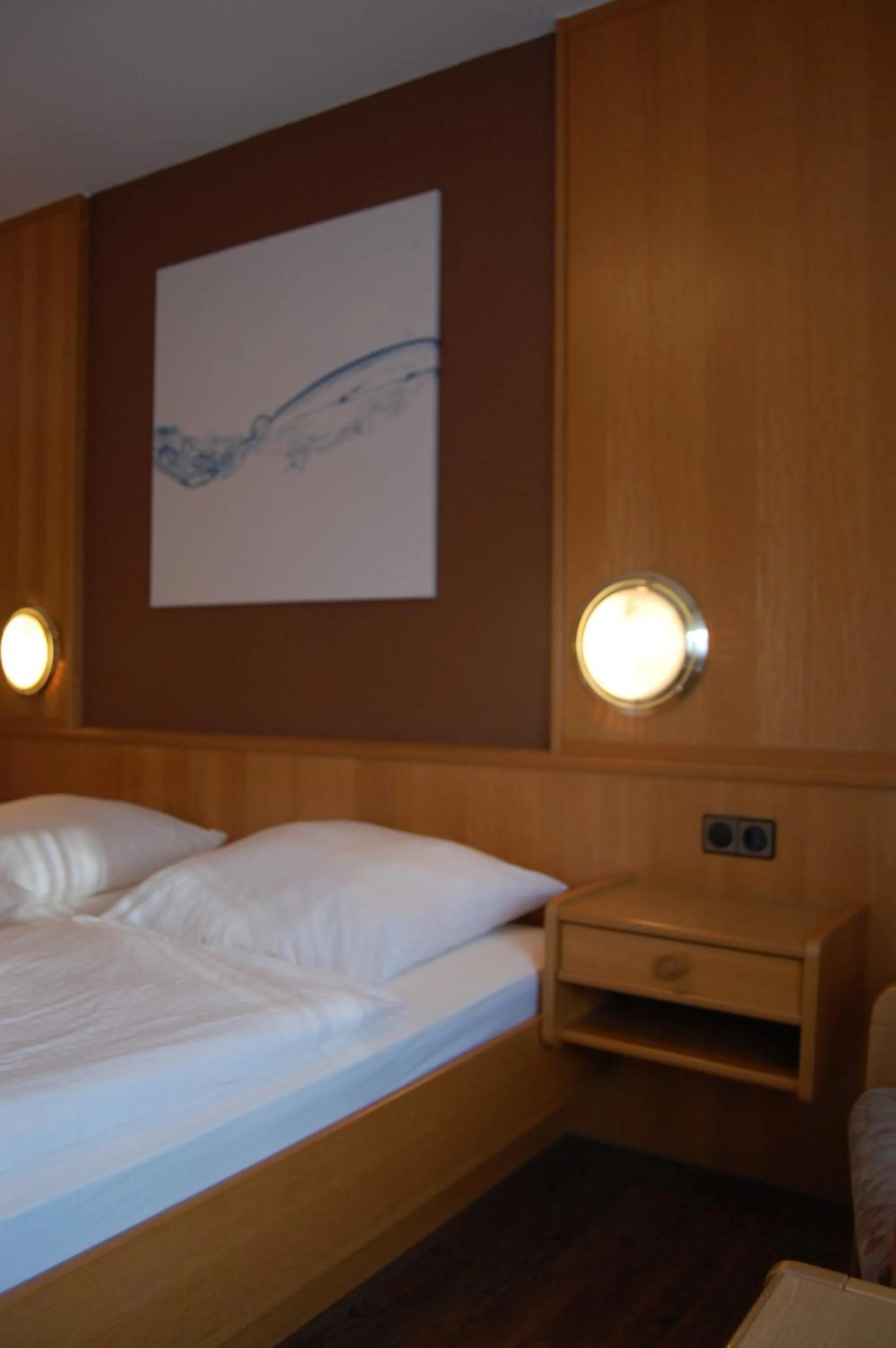 Decorative detail, Bed in Hotel Hubertushof