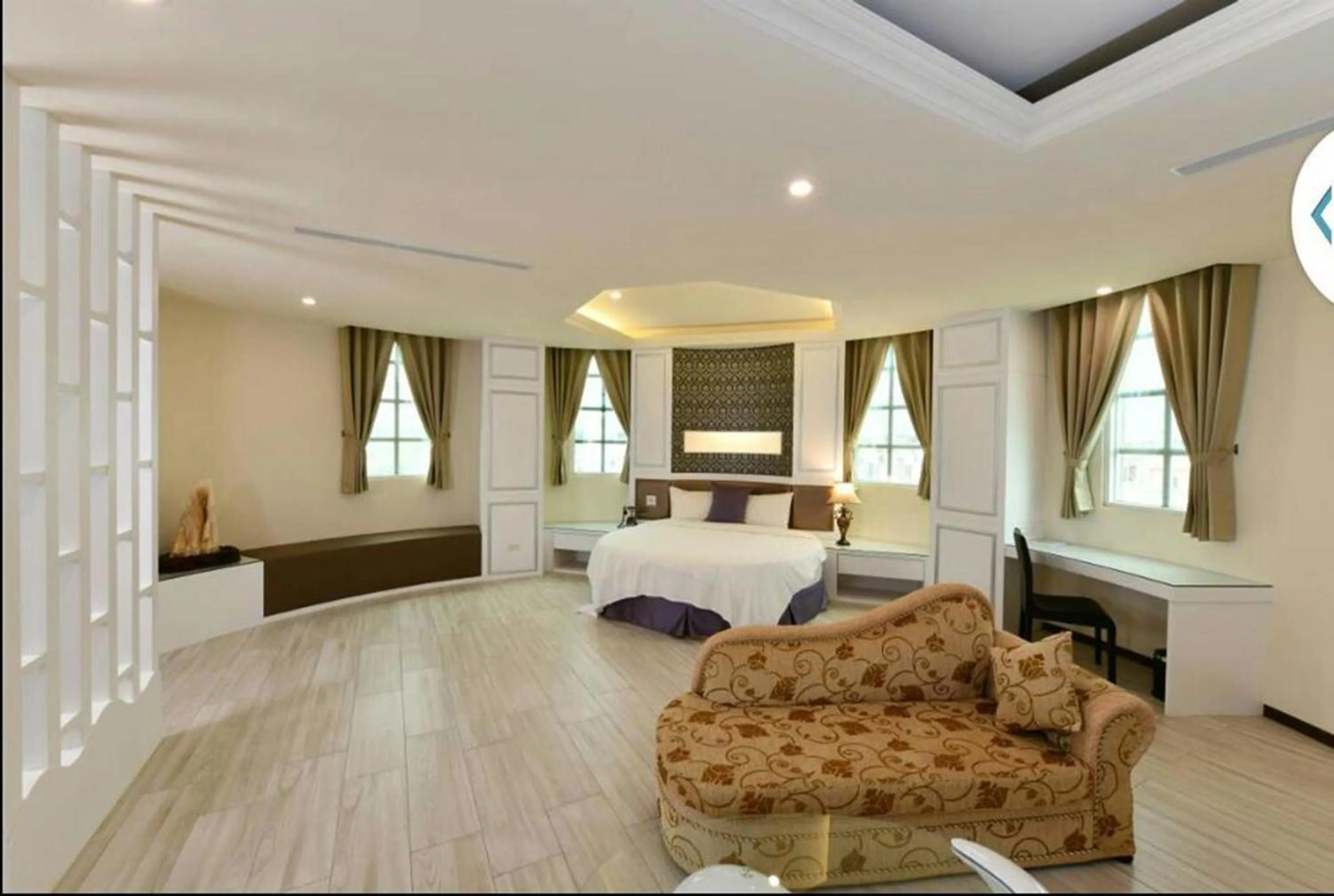 Living room, Bed in Chuan Cheng Castle