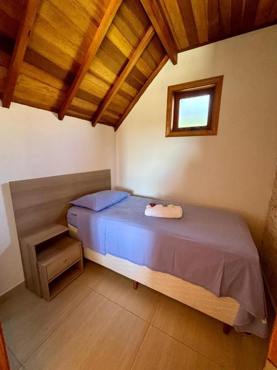 Bed in Pousada Vista do Paraíso