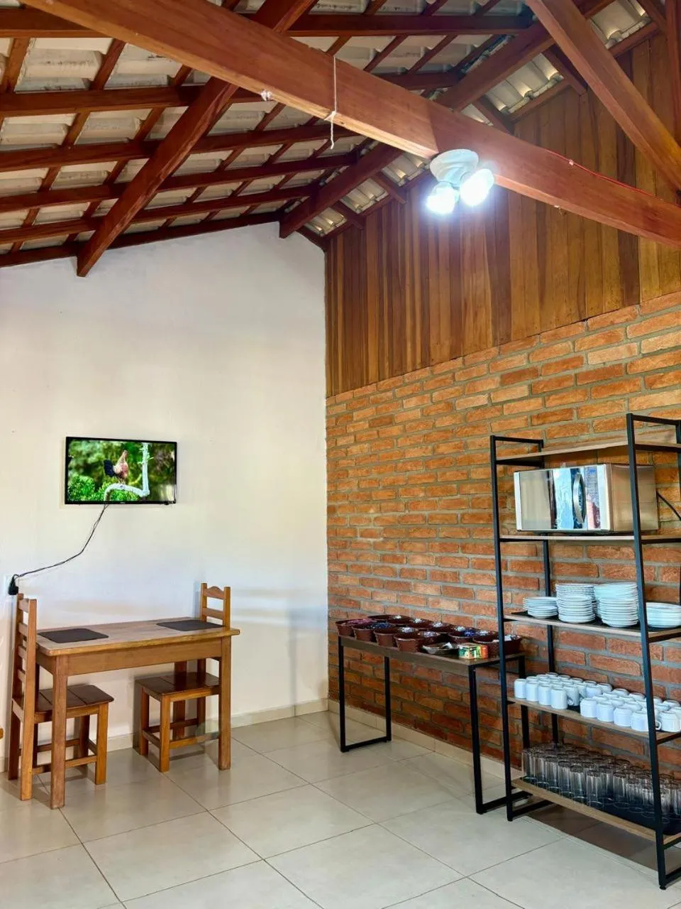 Bed in Pousada Vista do Paraíso