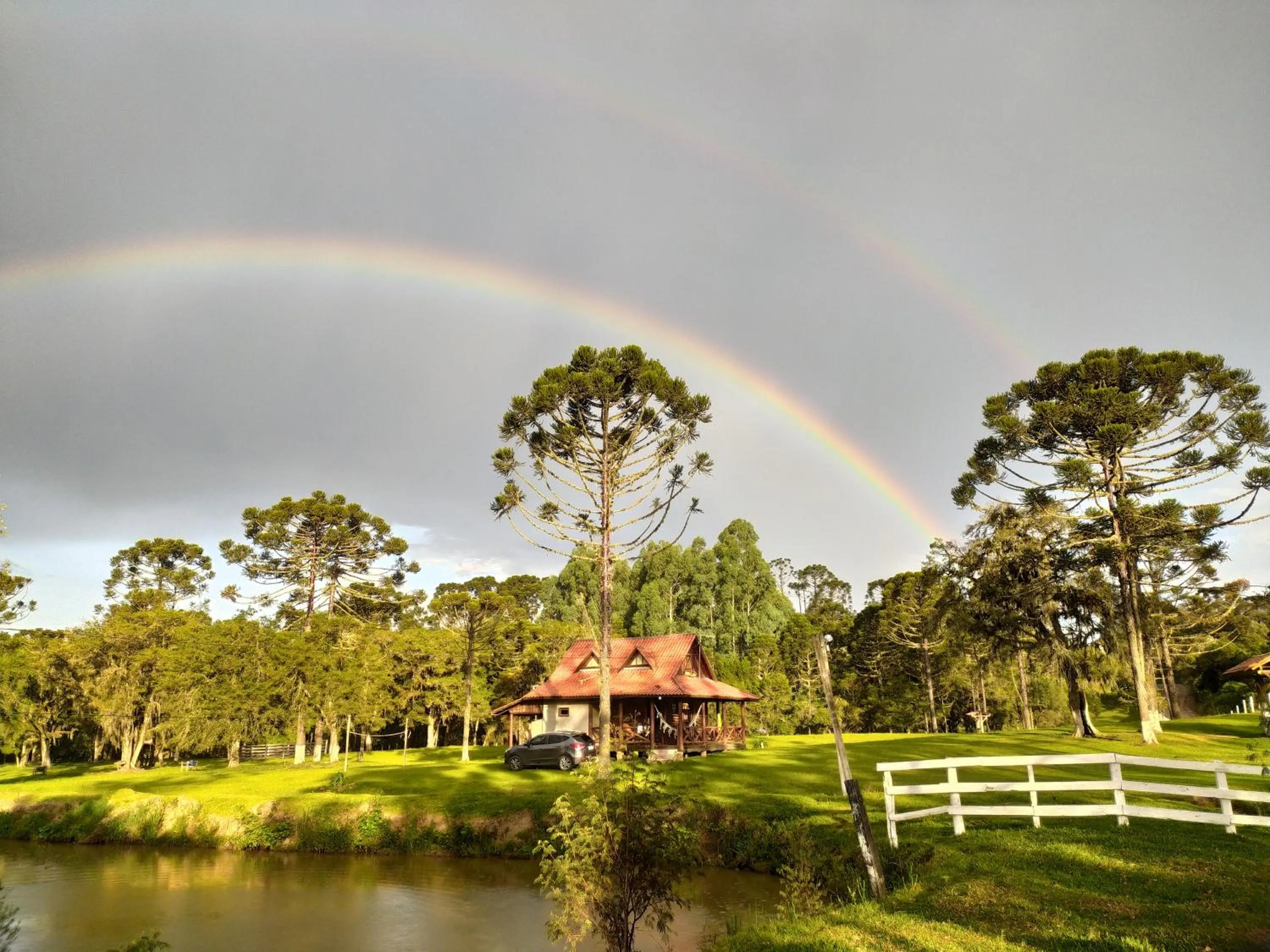 Garden in Pousada Recanto dos Pôneis Rio Rufino Urubici