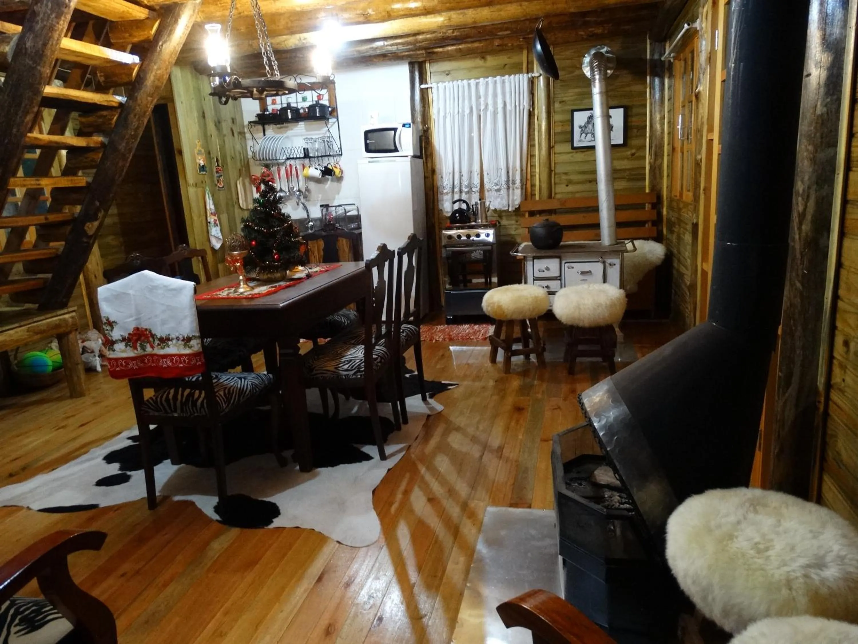 Living room in Pousada Recanto dos Pôneis Rio Rufino Urubici