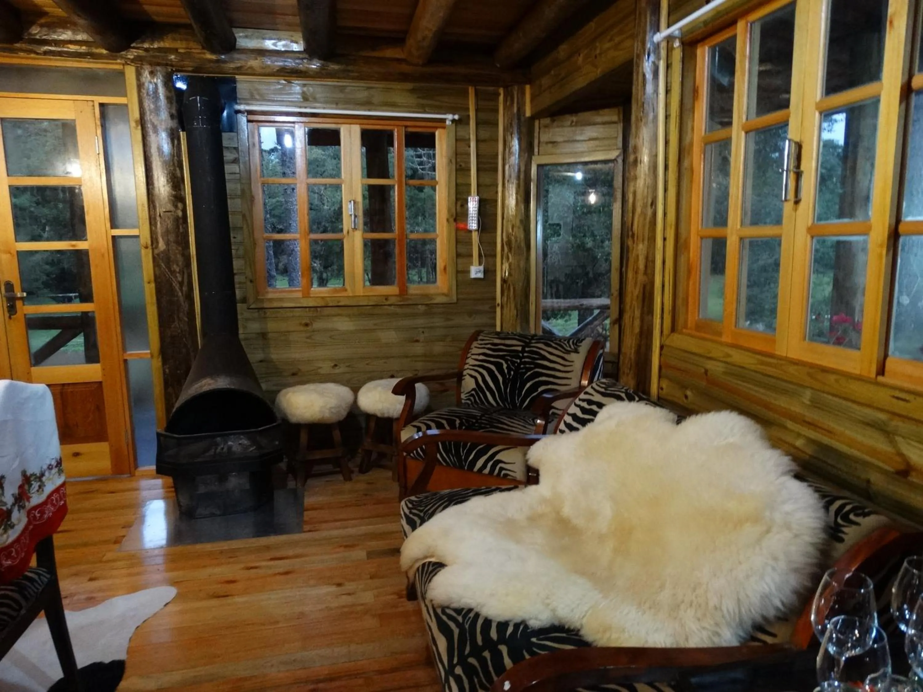 Living room in Pousada Recanto dos Pôneis Rio Rufino Urubici