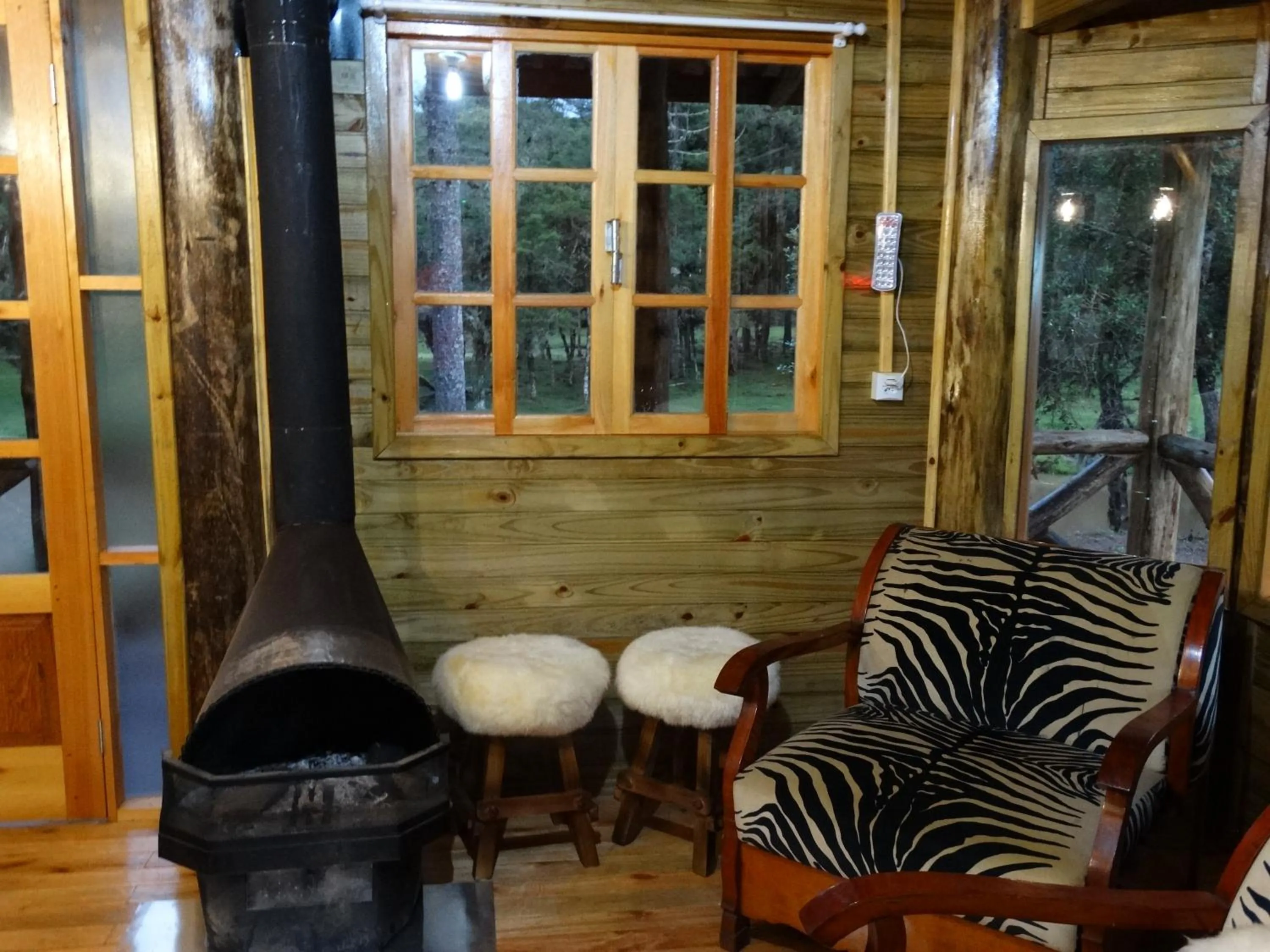 Seating area in Pousada Recanto dos Pôneis Rio Rufino Urubici