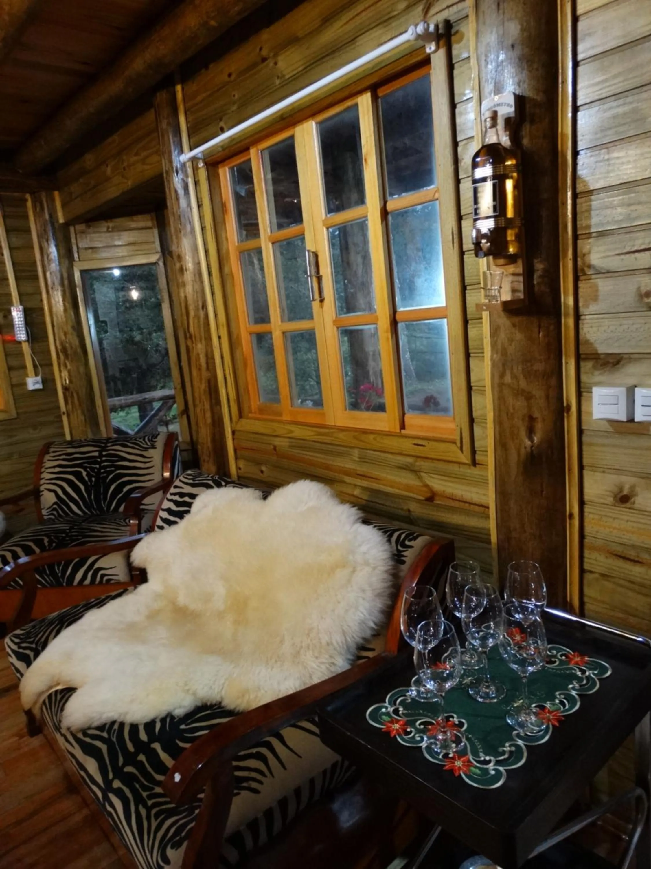 Seating area in Pousada Recanto dos Pôneis Rio Rufino Urubici