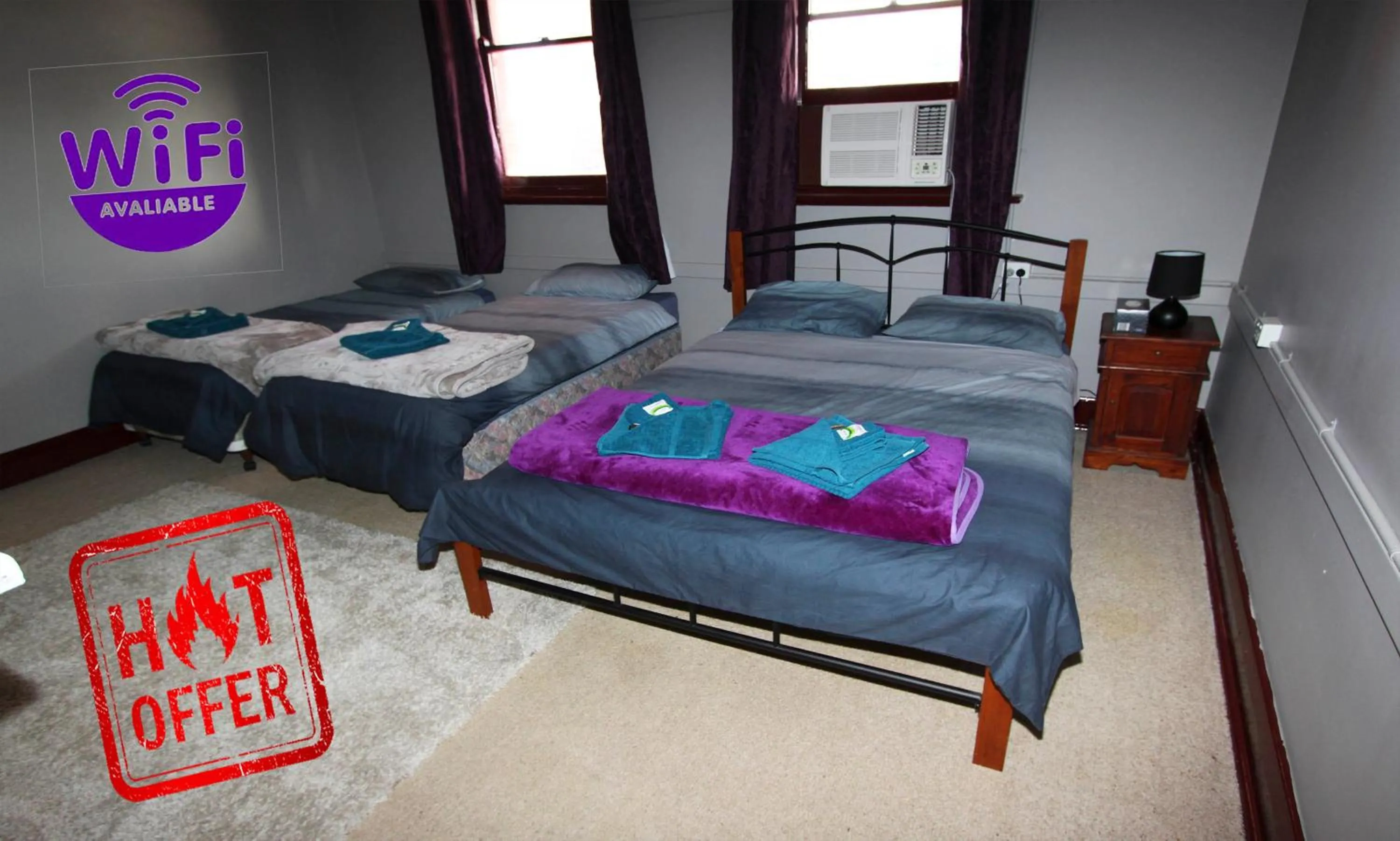 Bed in Kaneira Hotel