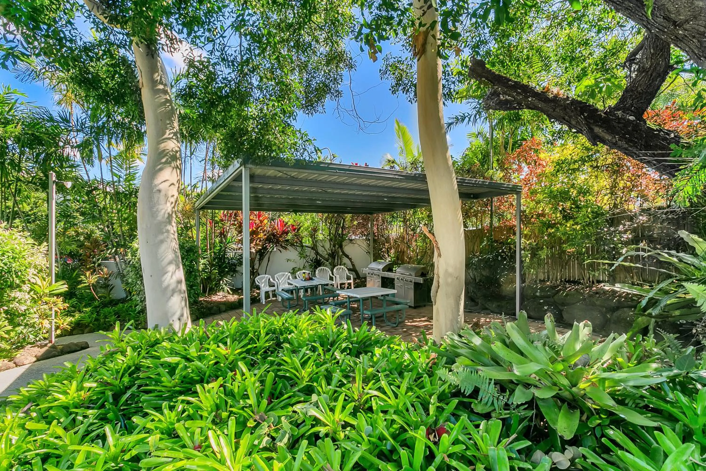 BBQ facilities in Roydon Beachfront Apartments
