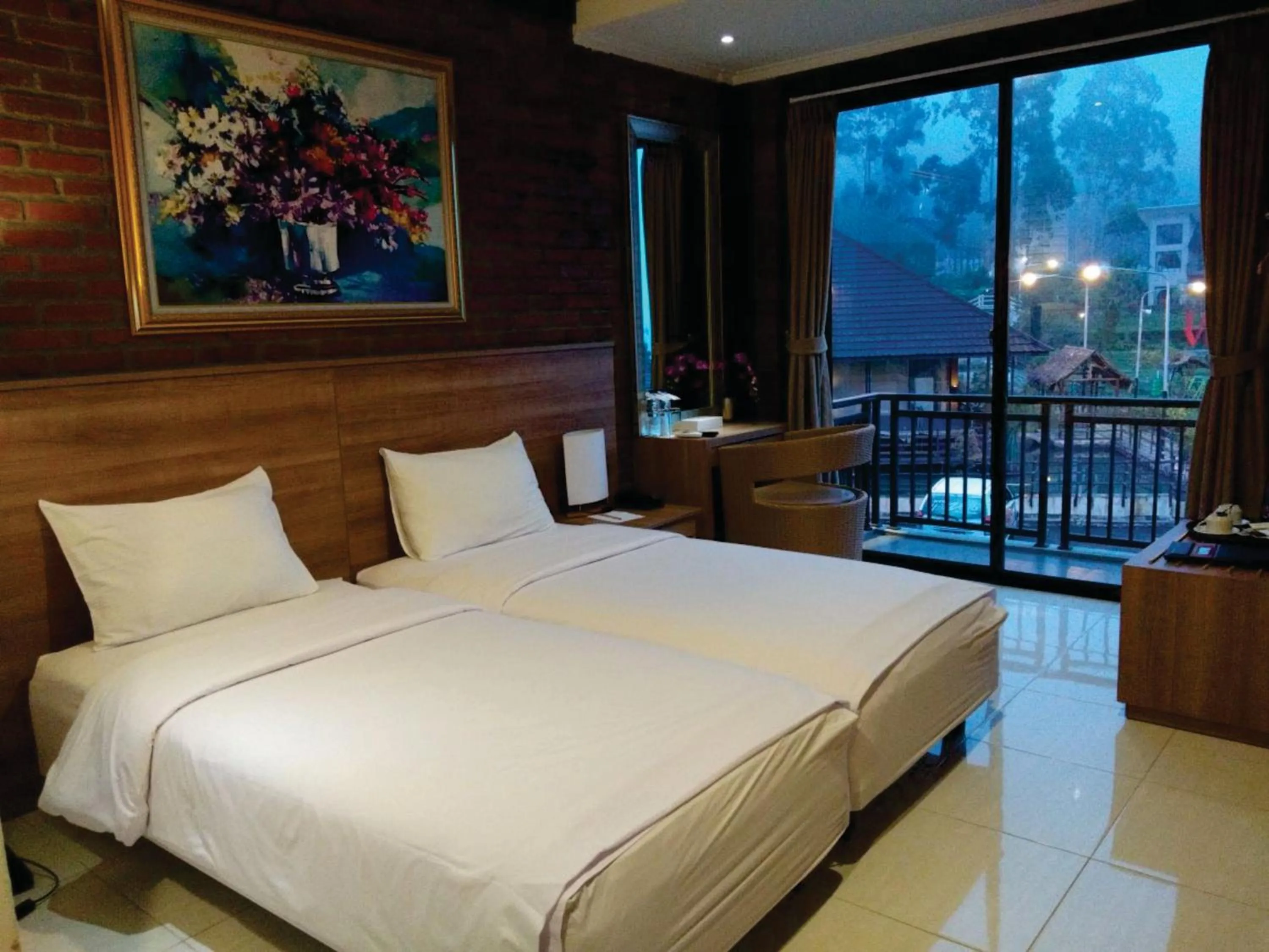 Bed in Ciwidey Valley Resort